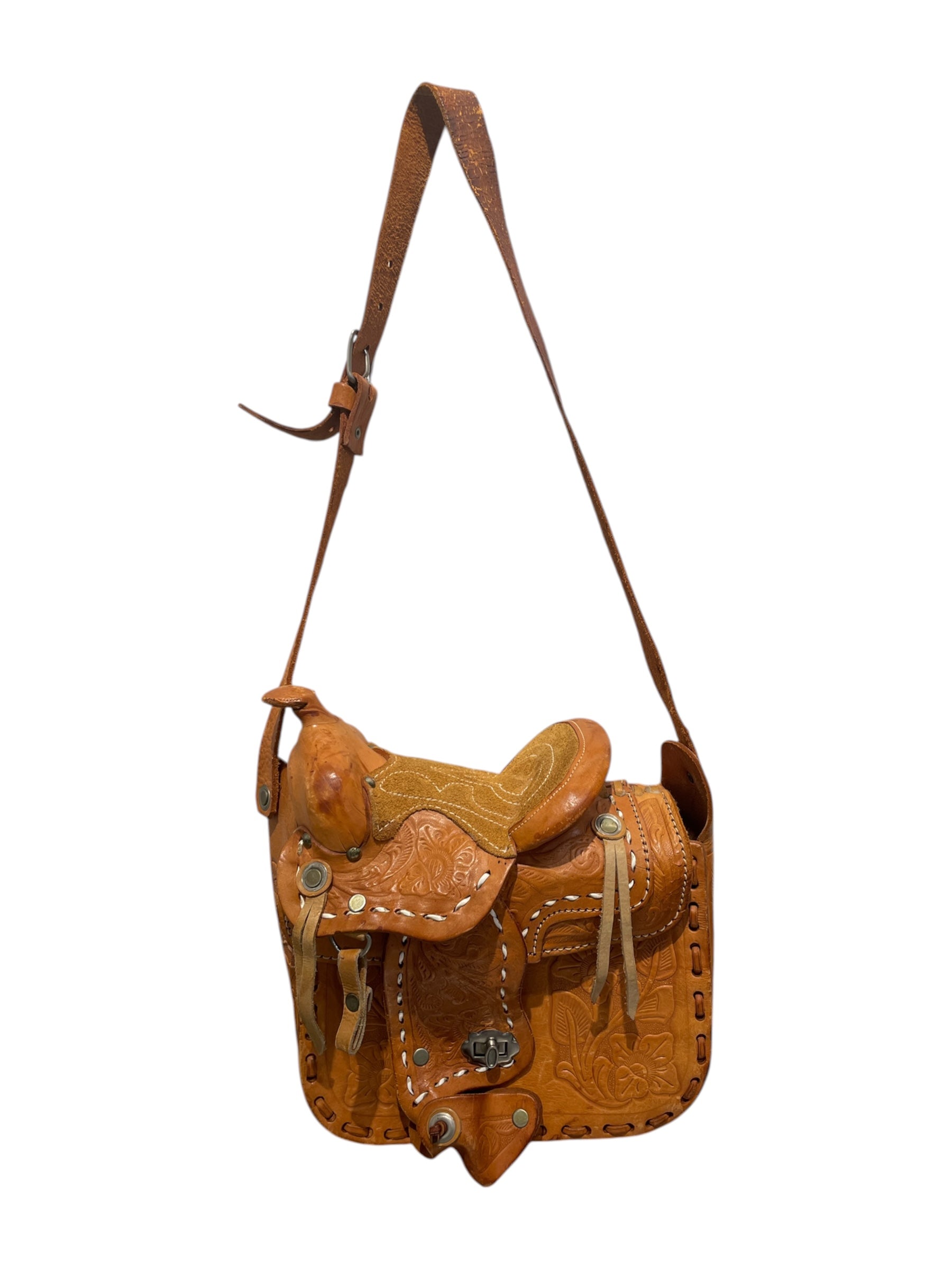Vintage/Cross Body Bag/Leather/CML/ view 1