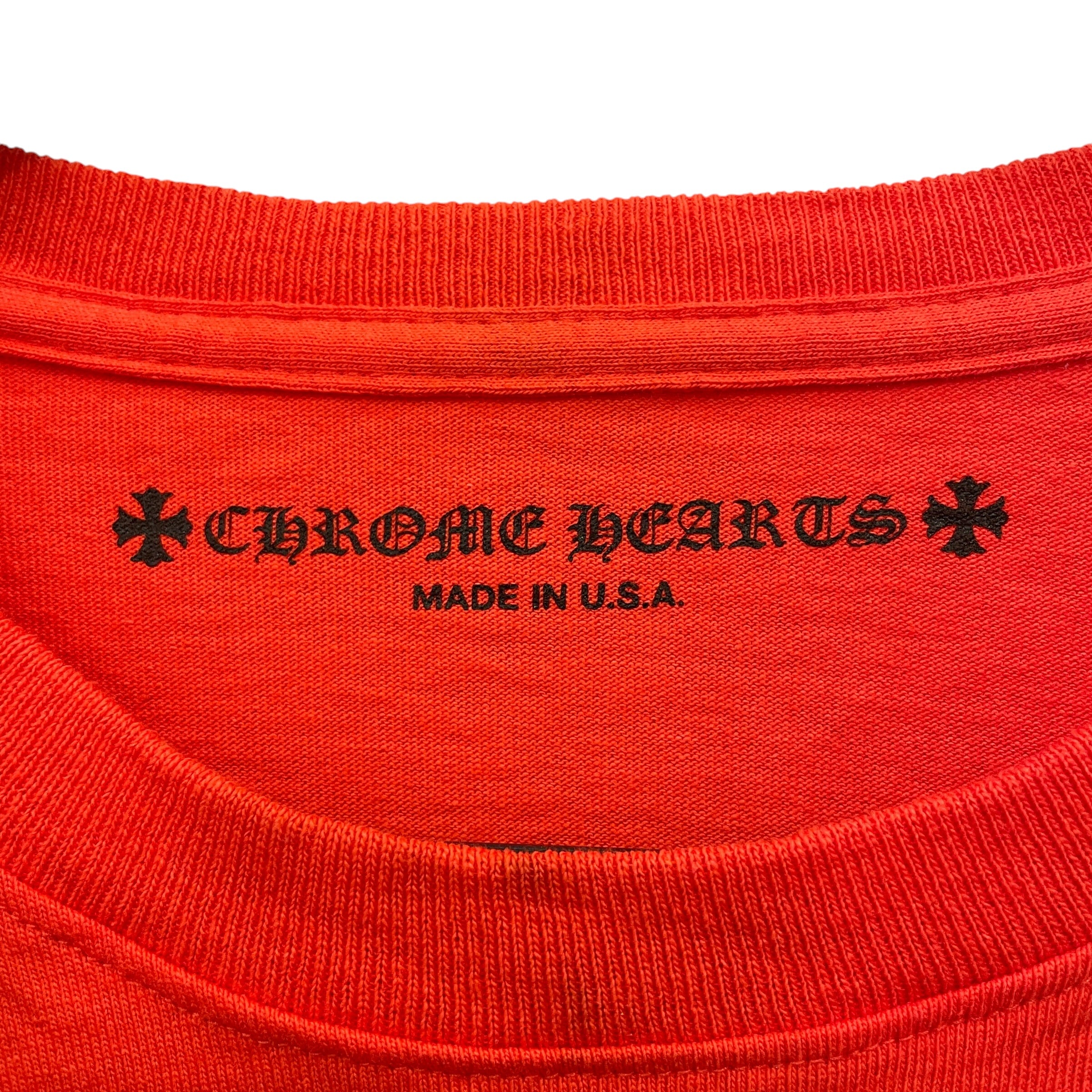 CHROME HEARTS/LS T-Shirt/M/Cotton/ORN/SPARK THE HEART view 3