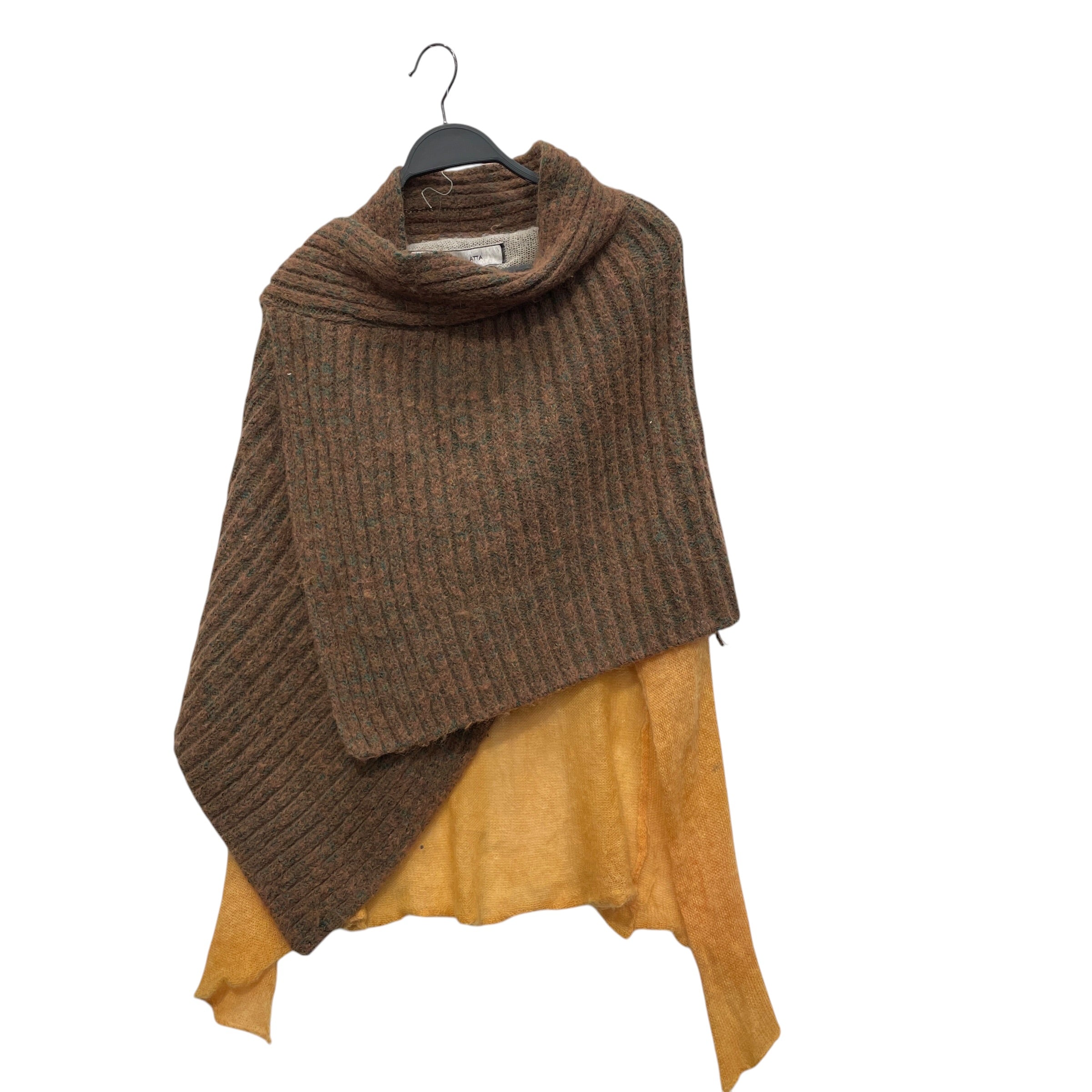 ECKHAUS LATTA/Heavy Sweater/OS/All Over Print/Wool/MLT/EKHAUS WOOL YLW GRN CARDIGAN view 1