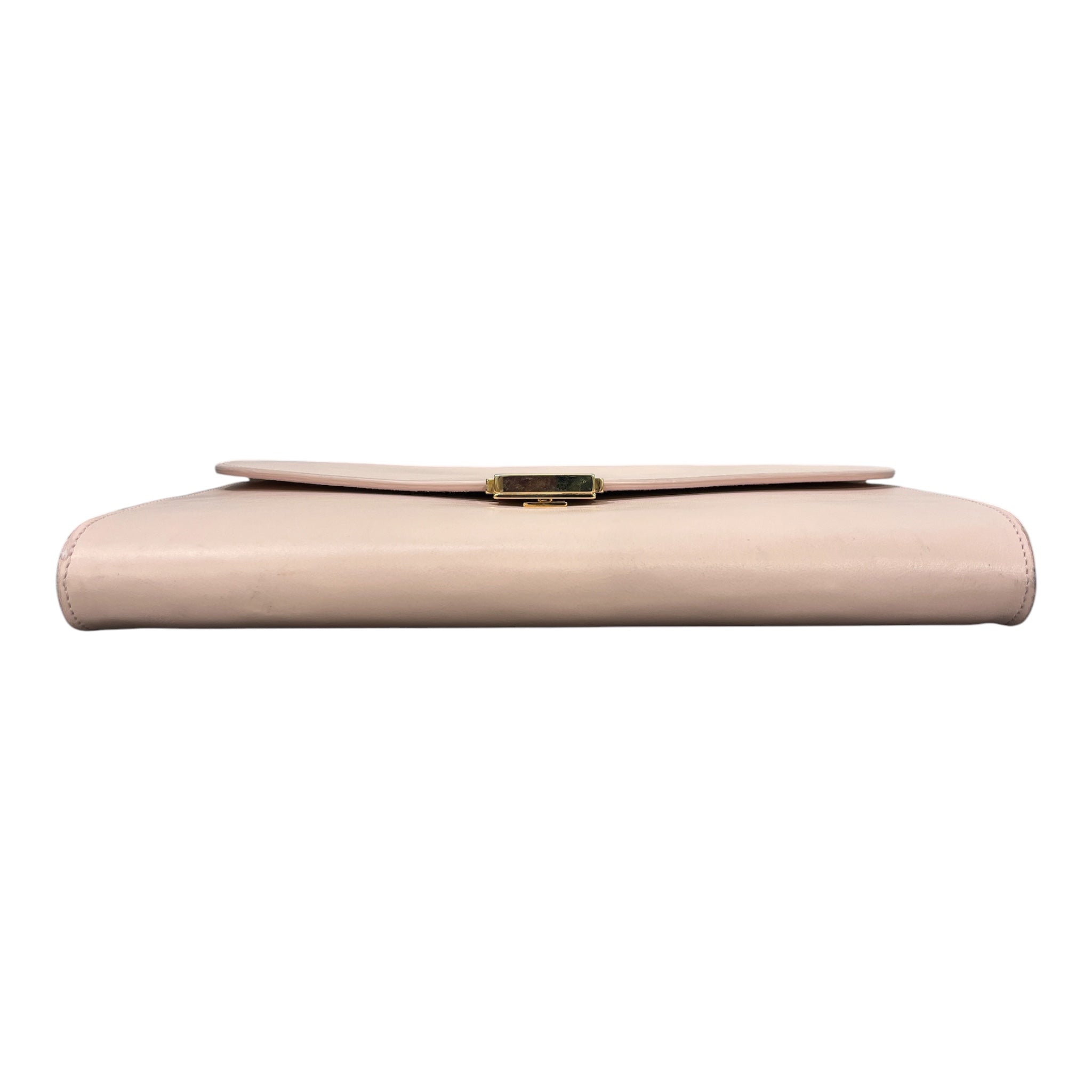 Mansur Gavriel/Clutch Bag/Leather/PNK/CLUTH W GOL HARDWARE view 3