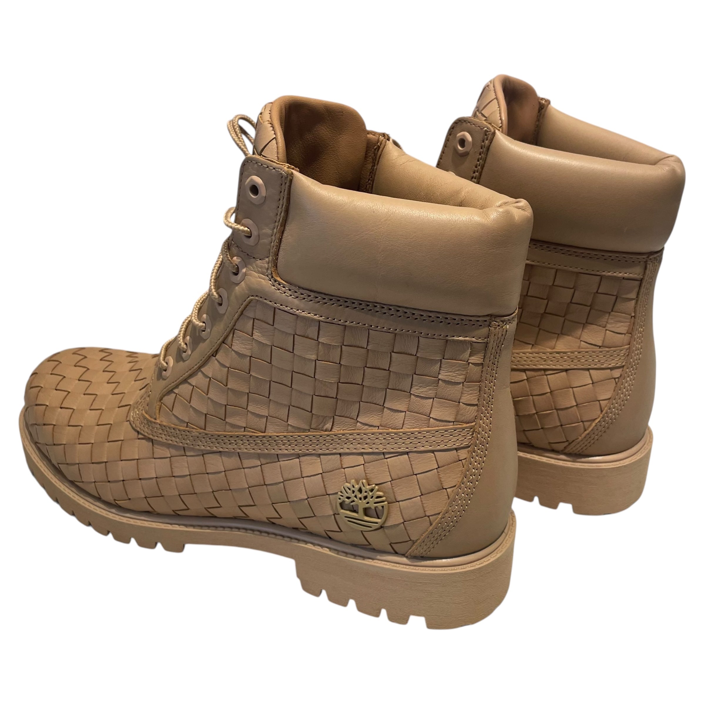 Timberland/Boots/US 11.5/Leather/BEG/woven quilted view 2