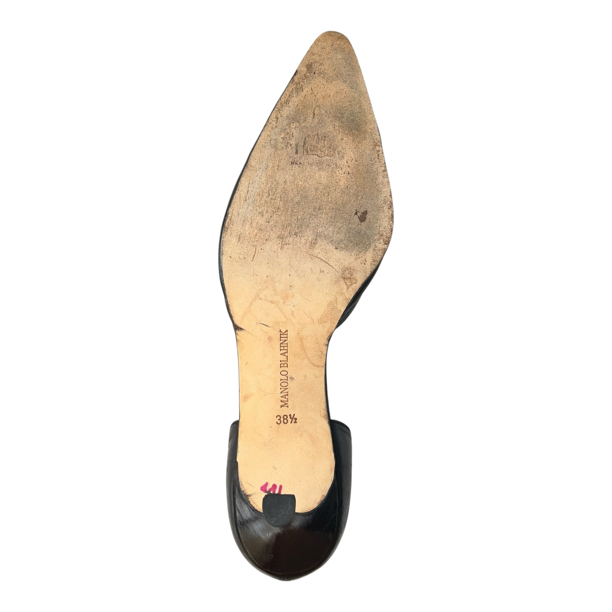 MANOLO BLAHNIK/Heels/EU 38.5/Leather/BLK/ view 4