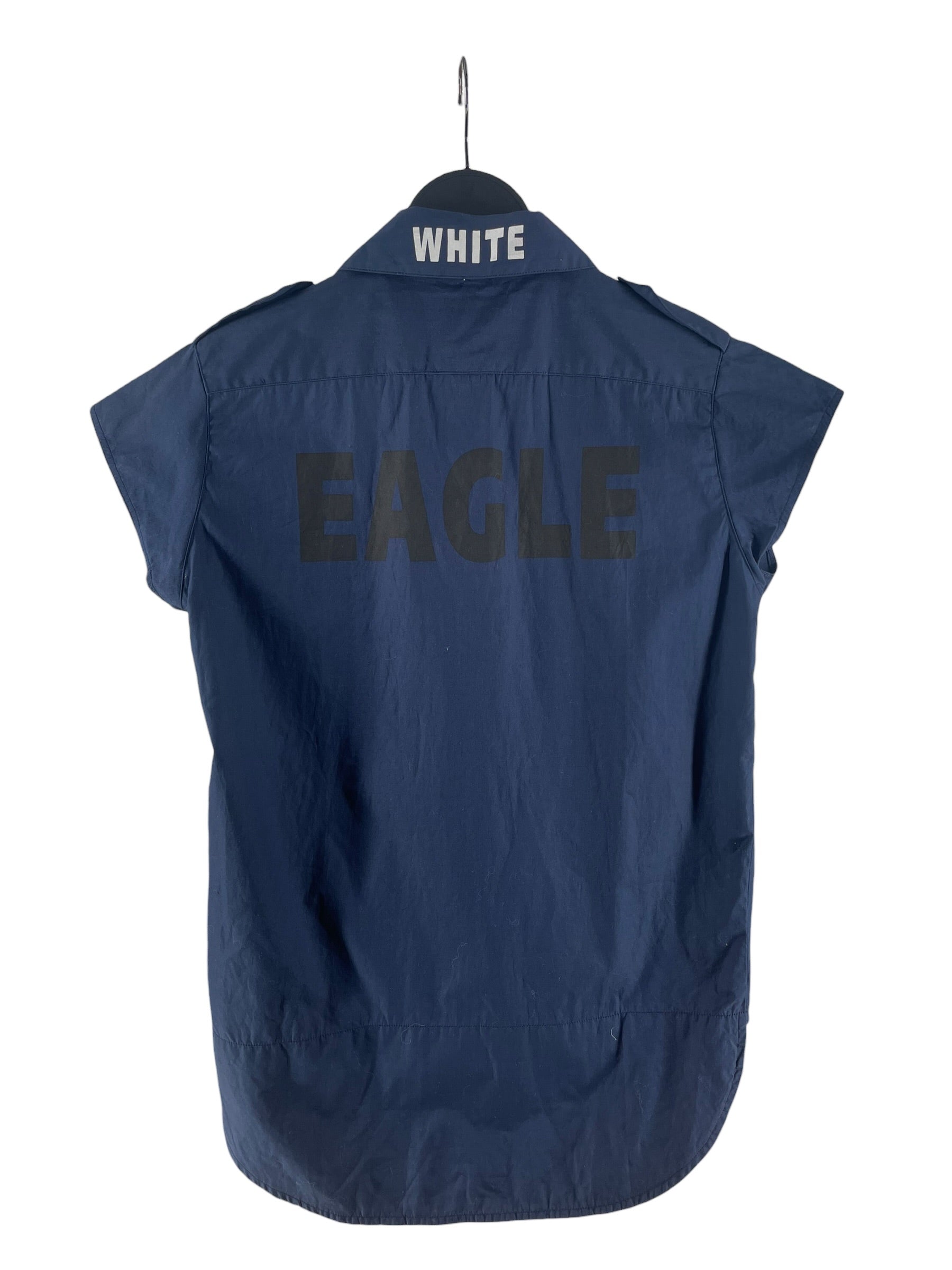 Walter Van Beirendonck/SS Shirt/S/Cotton/NVY/EAGLE BACK GRAPHIC view 2