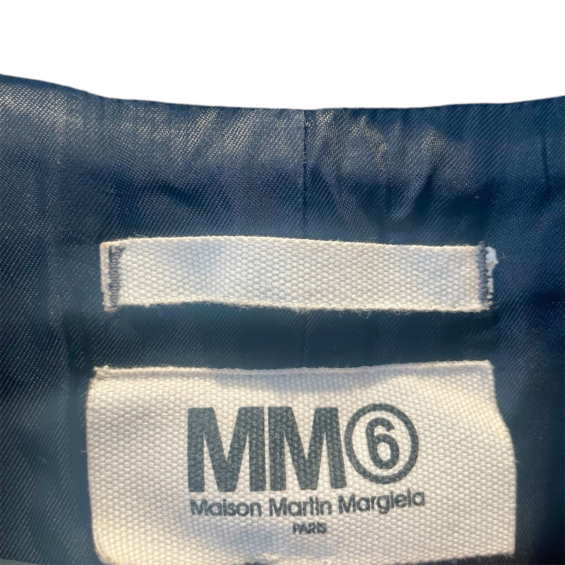 MM6/Trench Coat/36/Wool/GRY/OVERSIZED view 2