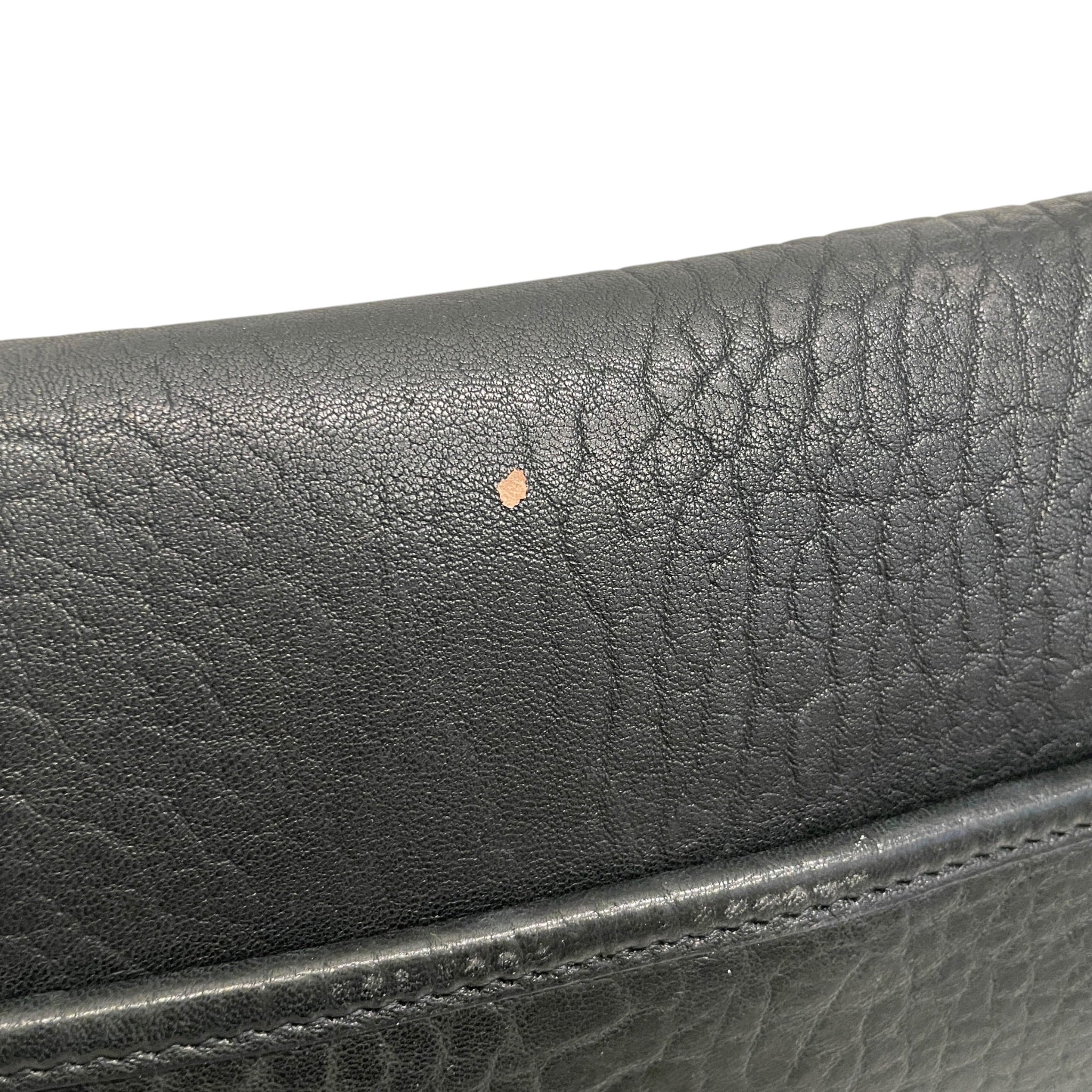 YVES SAINT LAURENT/Bag/Leather/BLK/DOUBLE MESSENGER view 4