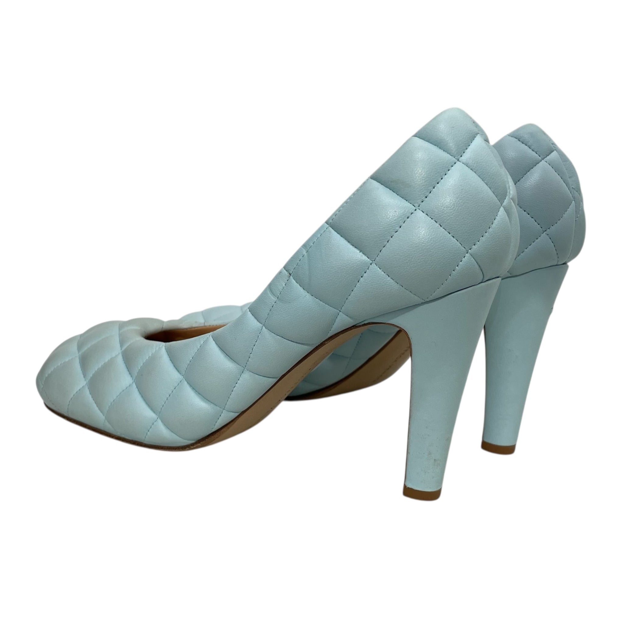 BOTTEGA VENETA/Heels/EU 40.5/Leather/BLU/STITCHED MATELASS NAPPA DREAM view 2