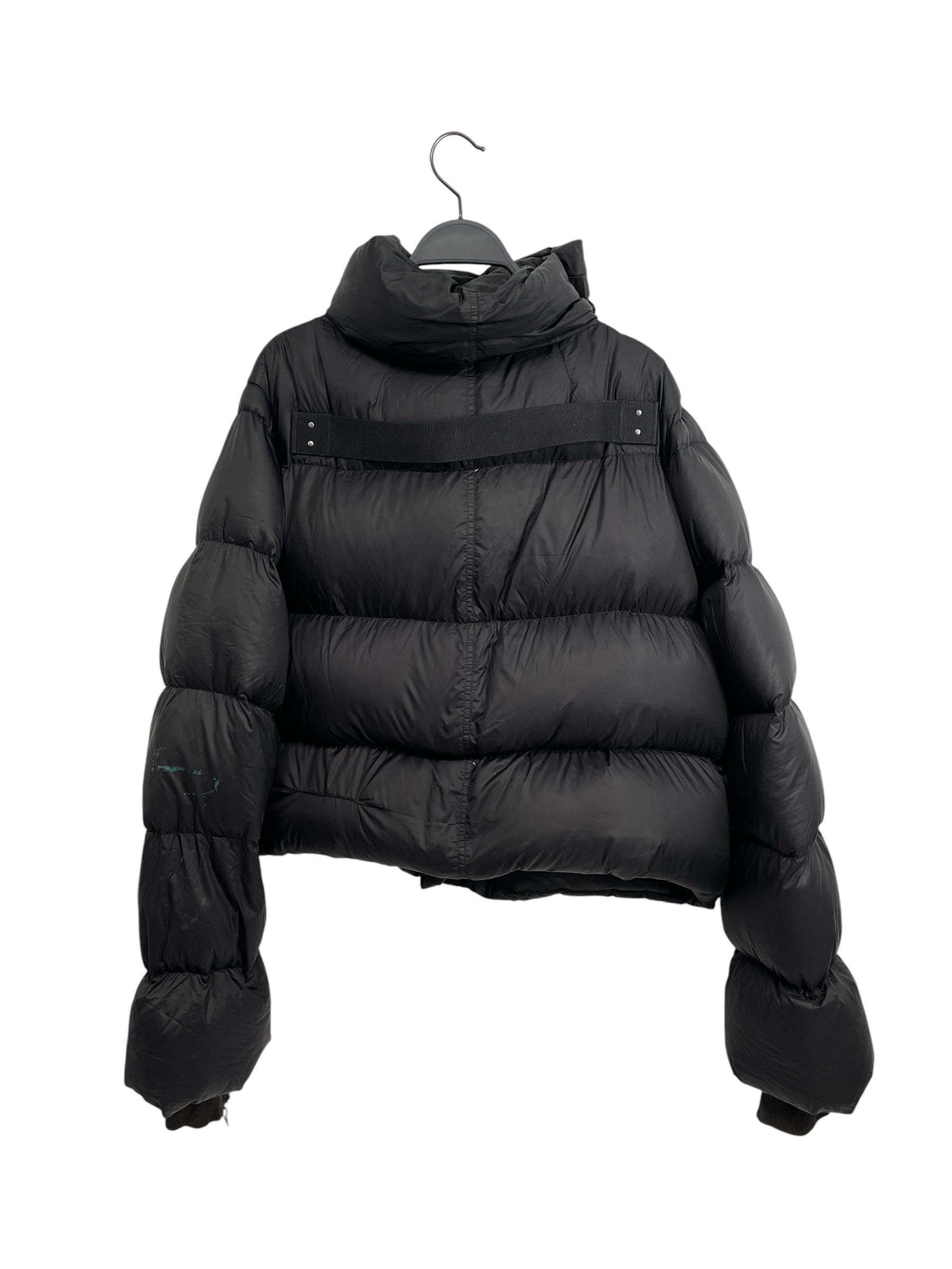 Rick Owens/Puffer Jkt/42/Nylon/BLK/PERFORMA CROPPED PUFFER view 3