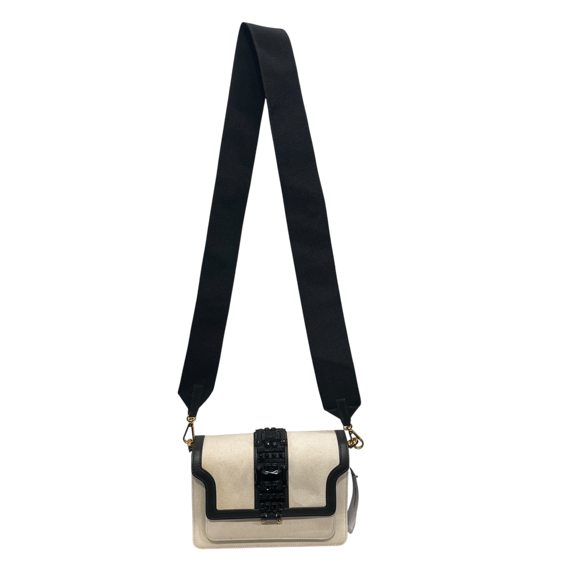 MARNI/Cross Body Bag/Cotton/WHT/BEADED TRUNK BAG view 1