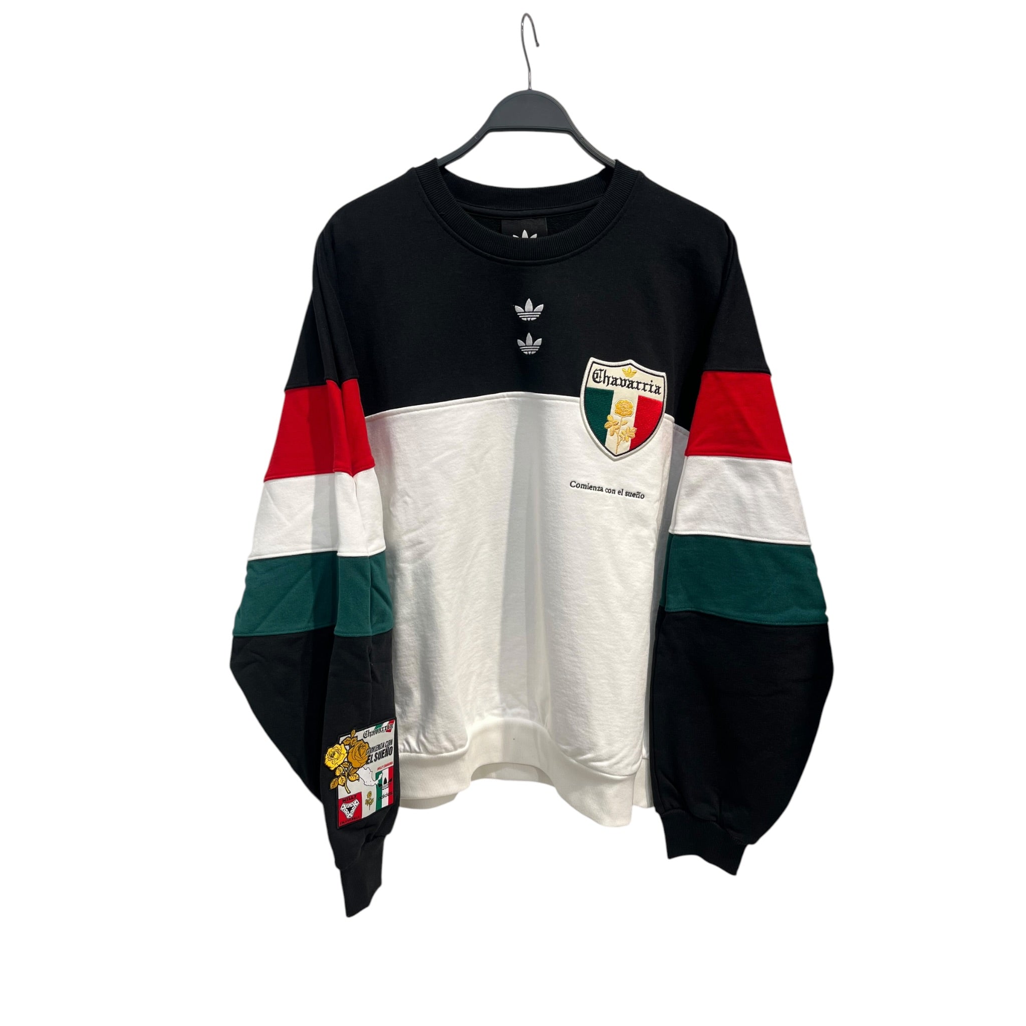 adidas/WILLY CHAVARRIA/Sweatshirt/XL/Cotton/BLK/WC CREW SWEATSHIRT view 1