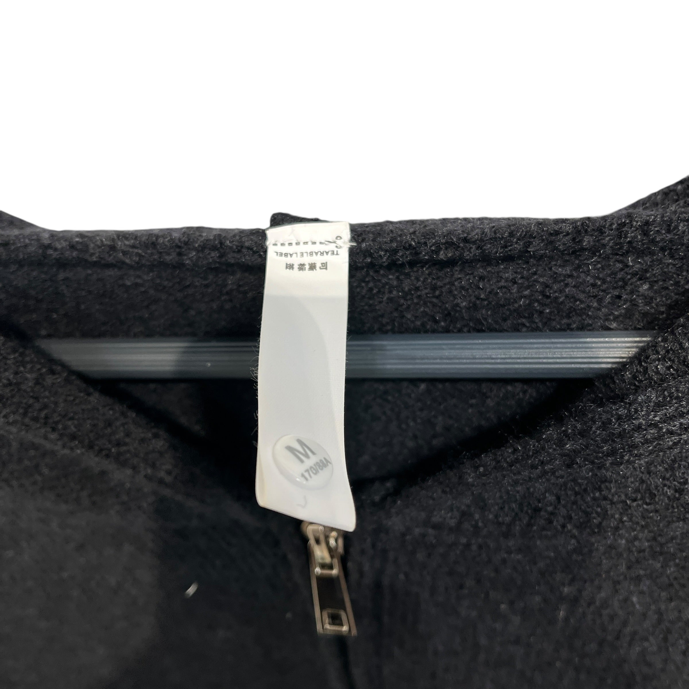 Gonggar/Zip Up Hoodie/M/Acrylic/BLK/NWT Hooded Sweater view 3