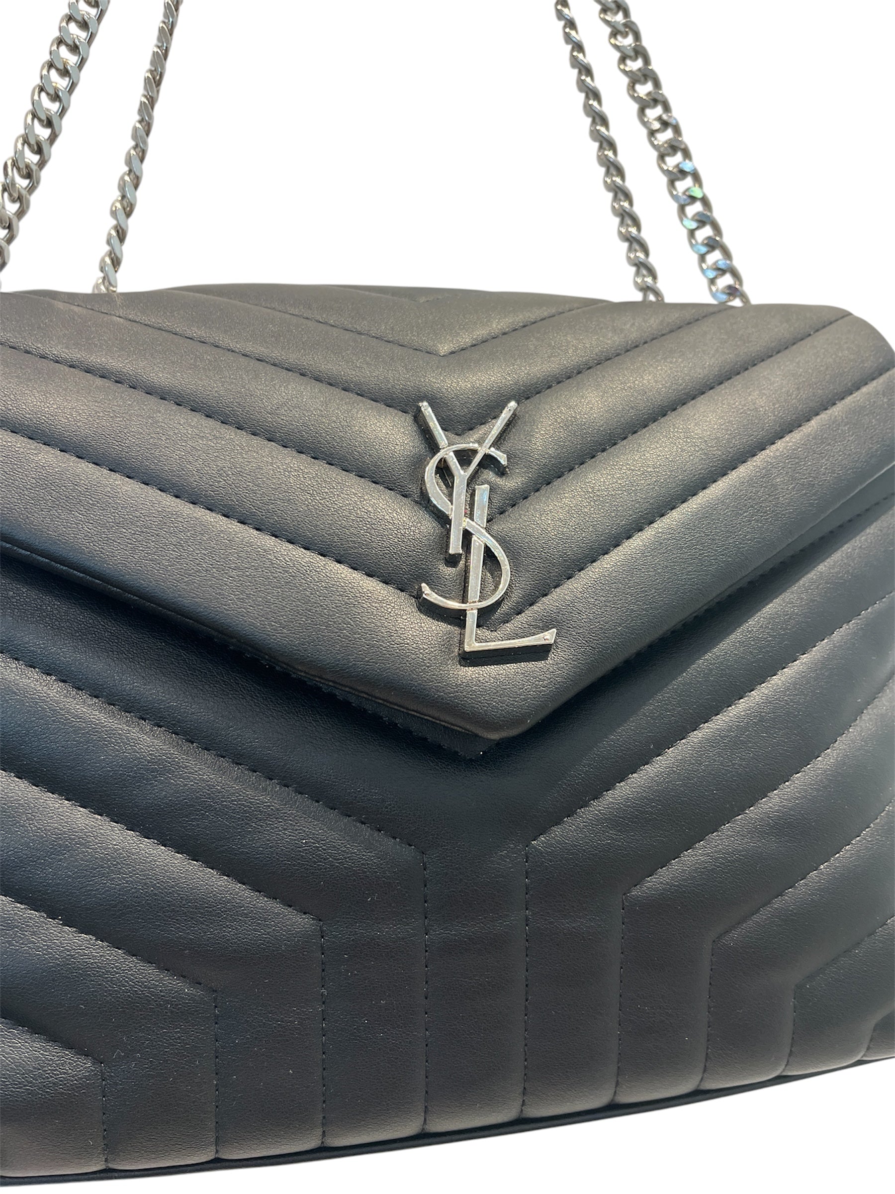YVES SAINT LAURENT/Hand Bag/Leather/BLK/ view 6