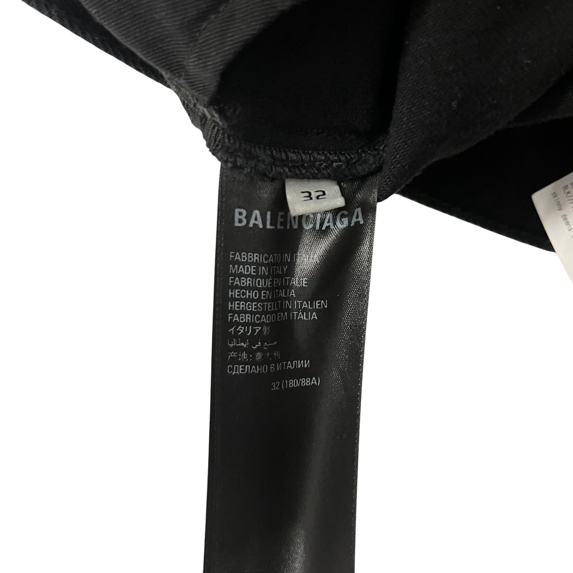 BALENCIAGA/Skinny Pants/32/Nylon/BLK/skinny demna era view 8
