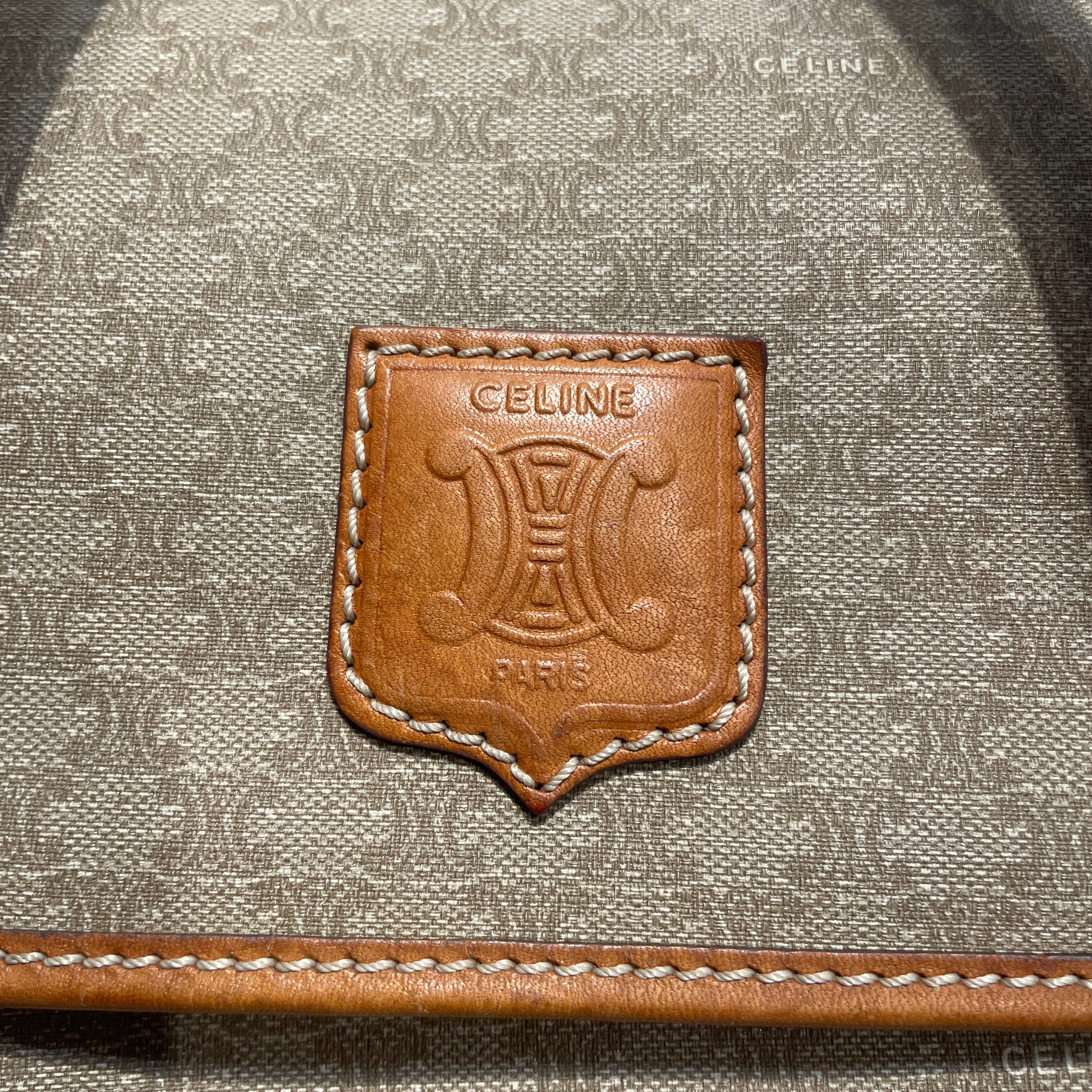 CELINE/Hand Bag/Monogram/Leather/BRW/Brown Hand Bag view 5