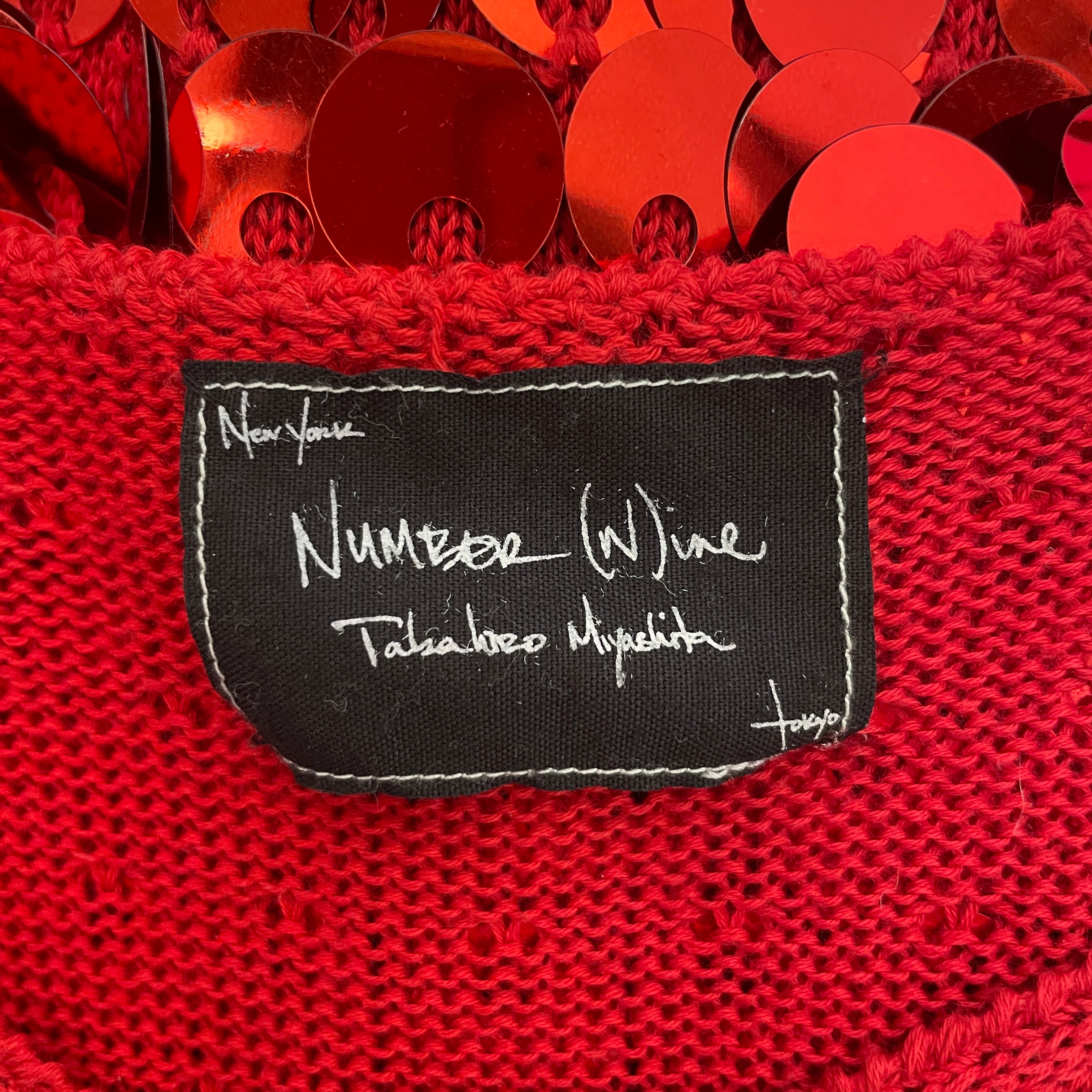 NUMBER (N)INE/T-Shirt/1/Cotton/RED/2006 view 3
