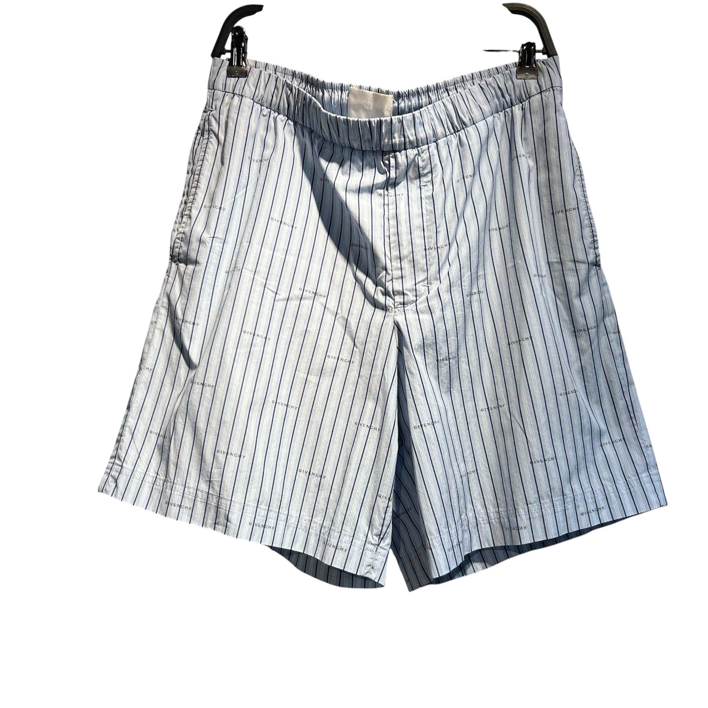 GIVENCHY/Shorts/52/Cotton/BLU/Stripe/ view 1