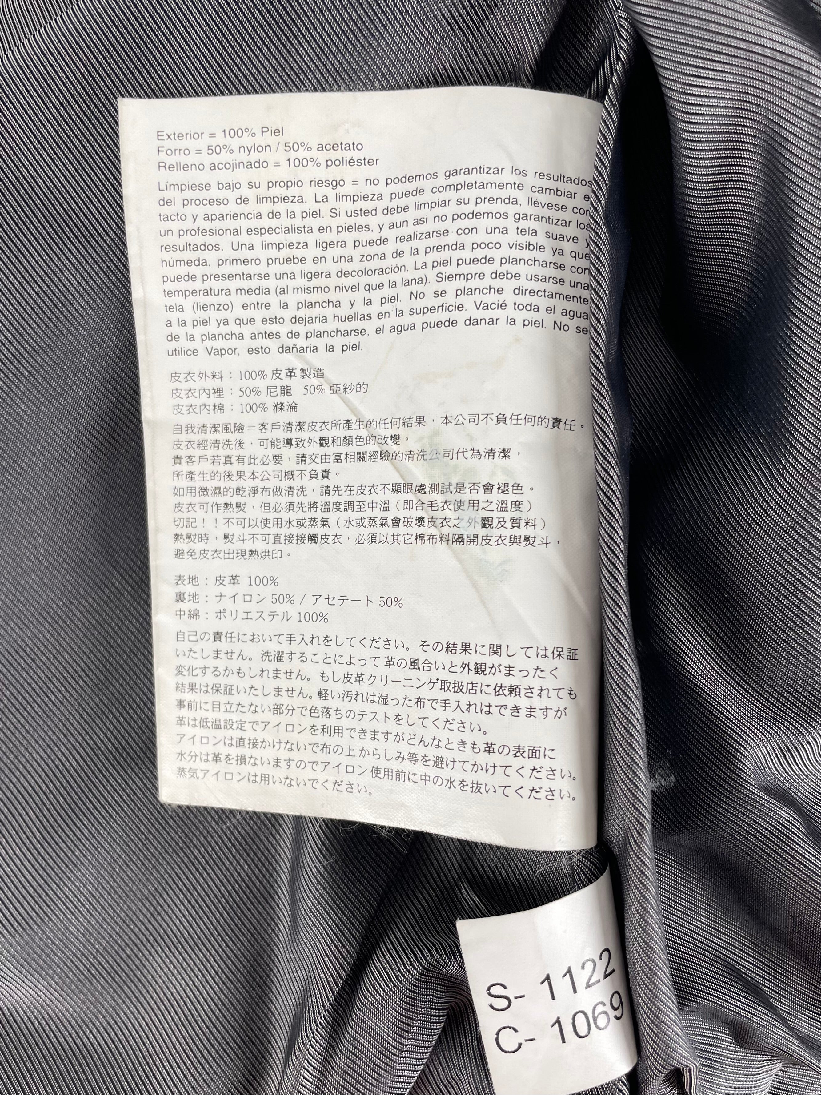 Pelle Pelle/Leather Jkt/L/Leather/GLD/S-1122 GLD EMBLSHD JKT view 8