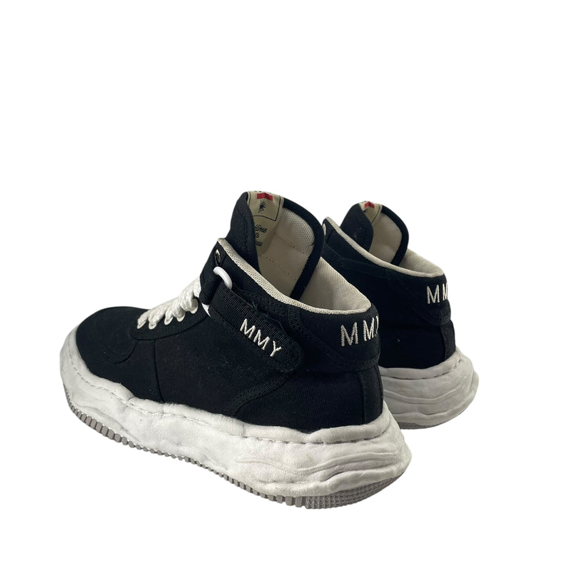 MIHARA YASUHIRO/Hi-Sneakers/US 8/Cotton/BLK/STRAP
