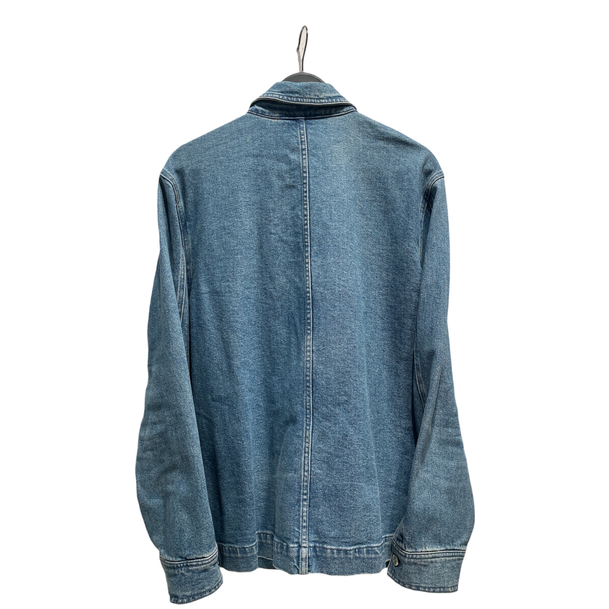 A.P.C./Brain Dead/Denim Jkt/XL/Cotton/BLU/YELLOW PRINT view 2