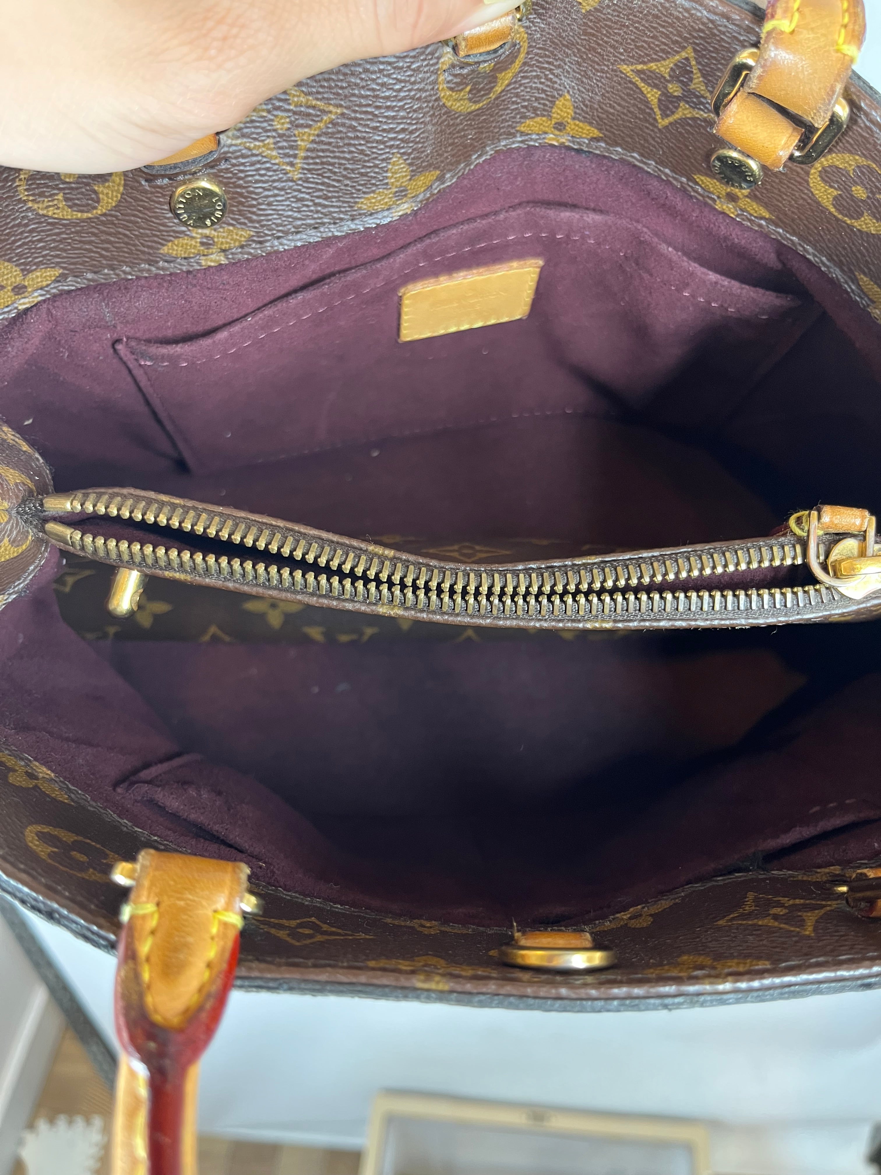 LOUIS VUITTON/Hand Bag/Monogram/Leather/BRW/MONTAIGNE MM view 5
