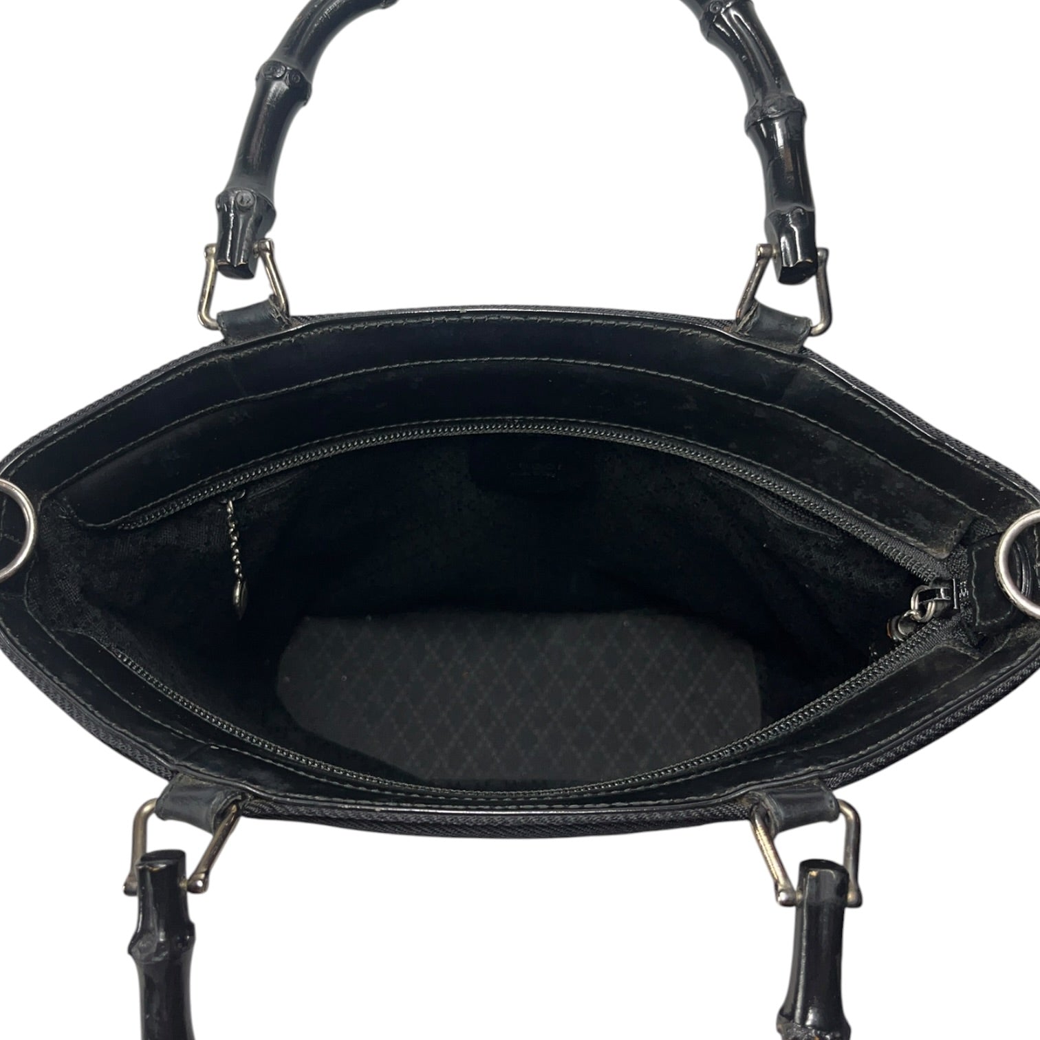 GUCCI/Bag/Nylon/BLK/1998 BAMBOO BAG view 7