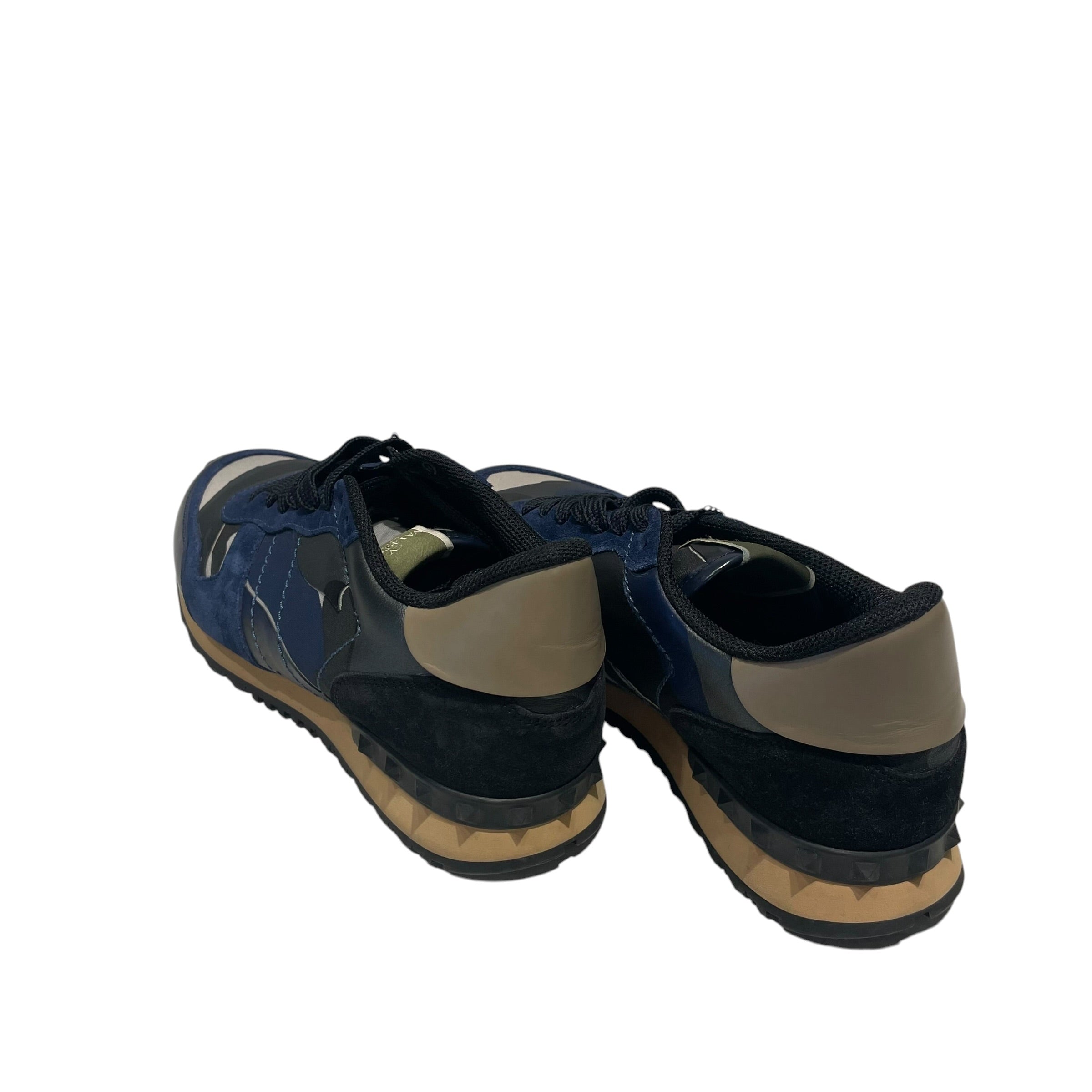 VALENTINO/Low-Sneakers/EU 42/Camouflage/Leather/NVY/Rock Runner Sneaker view 1