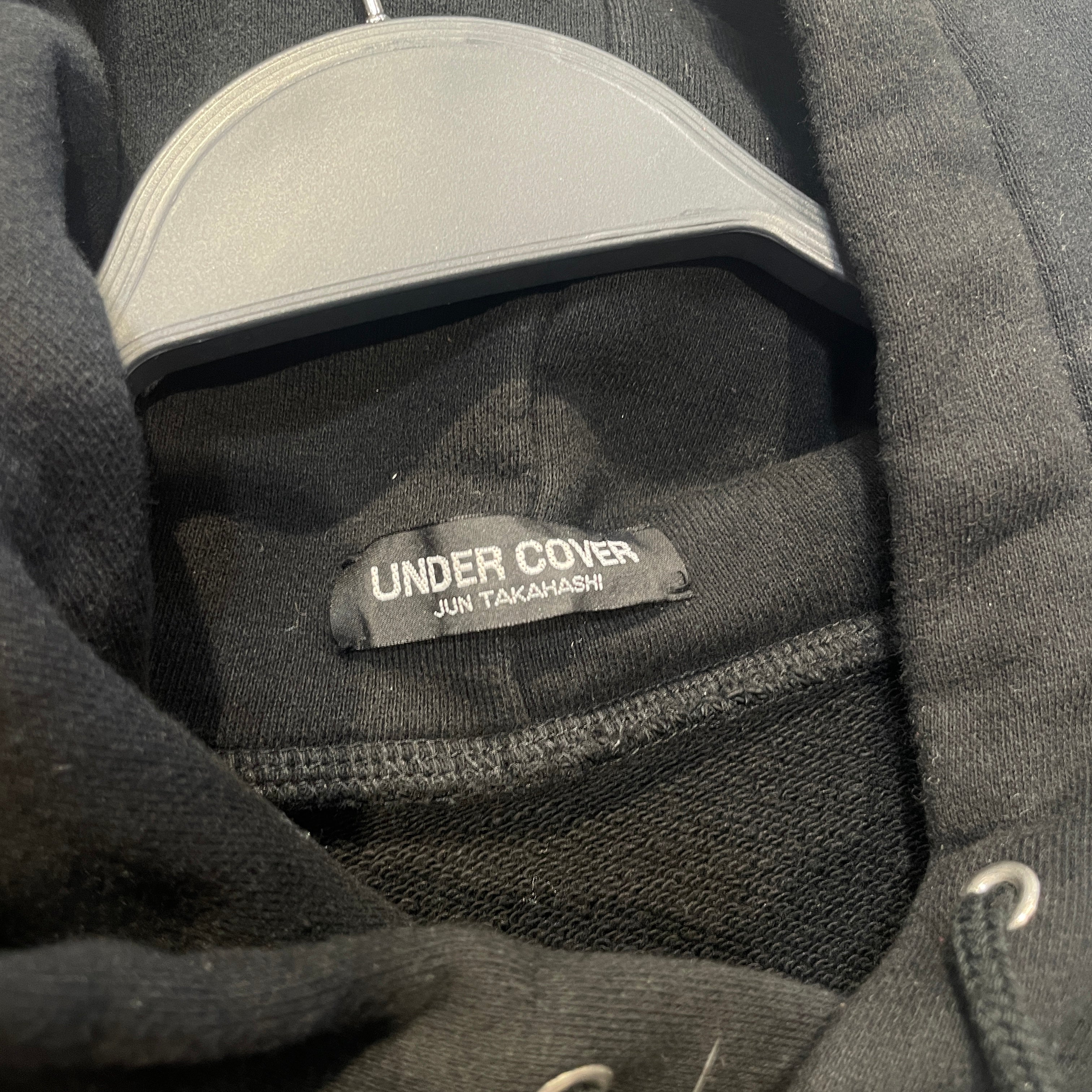 UNDERCOVER/Hoodie/2/Monogram/Cotton/BLK/Mad Logo T shirt view 3