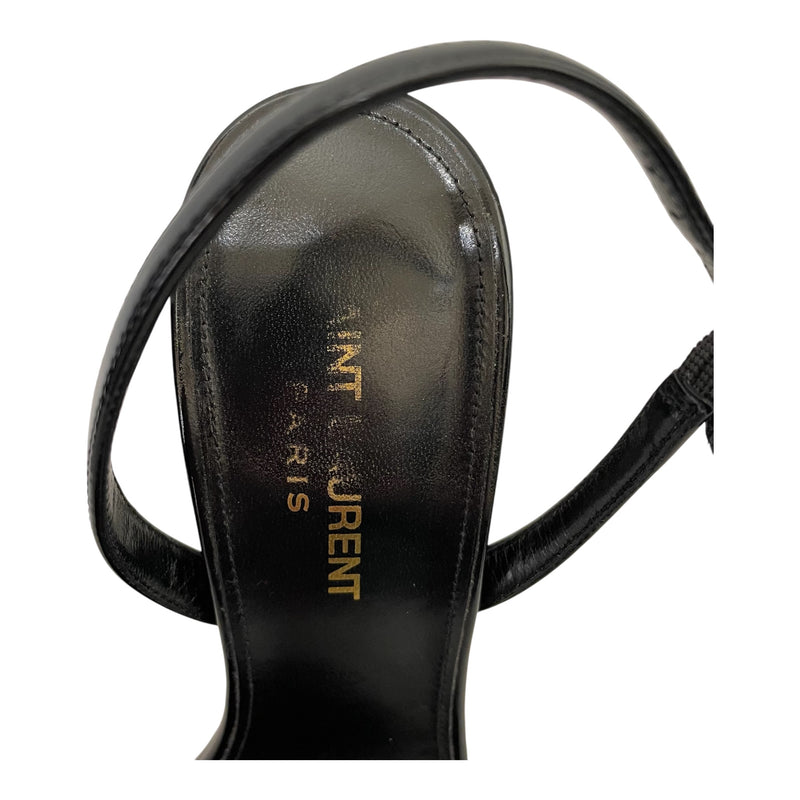 YVES SAINT LAURENT/Heels/US 6/Leather/BLK/