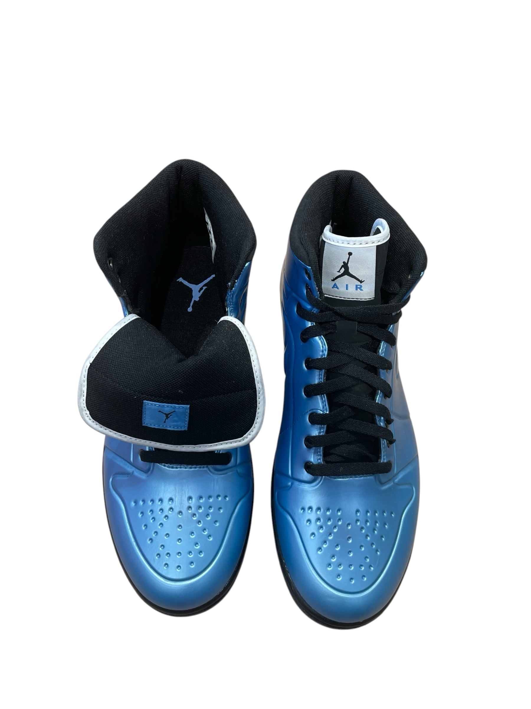 JORDAN BRAND/Hi-Sneakers/US 11.5/Nylon/BLU/JORDAN 1 ANODIZED BLUE view 3