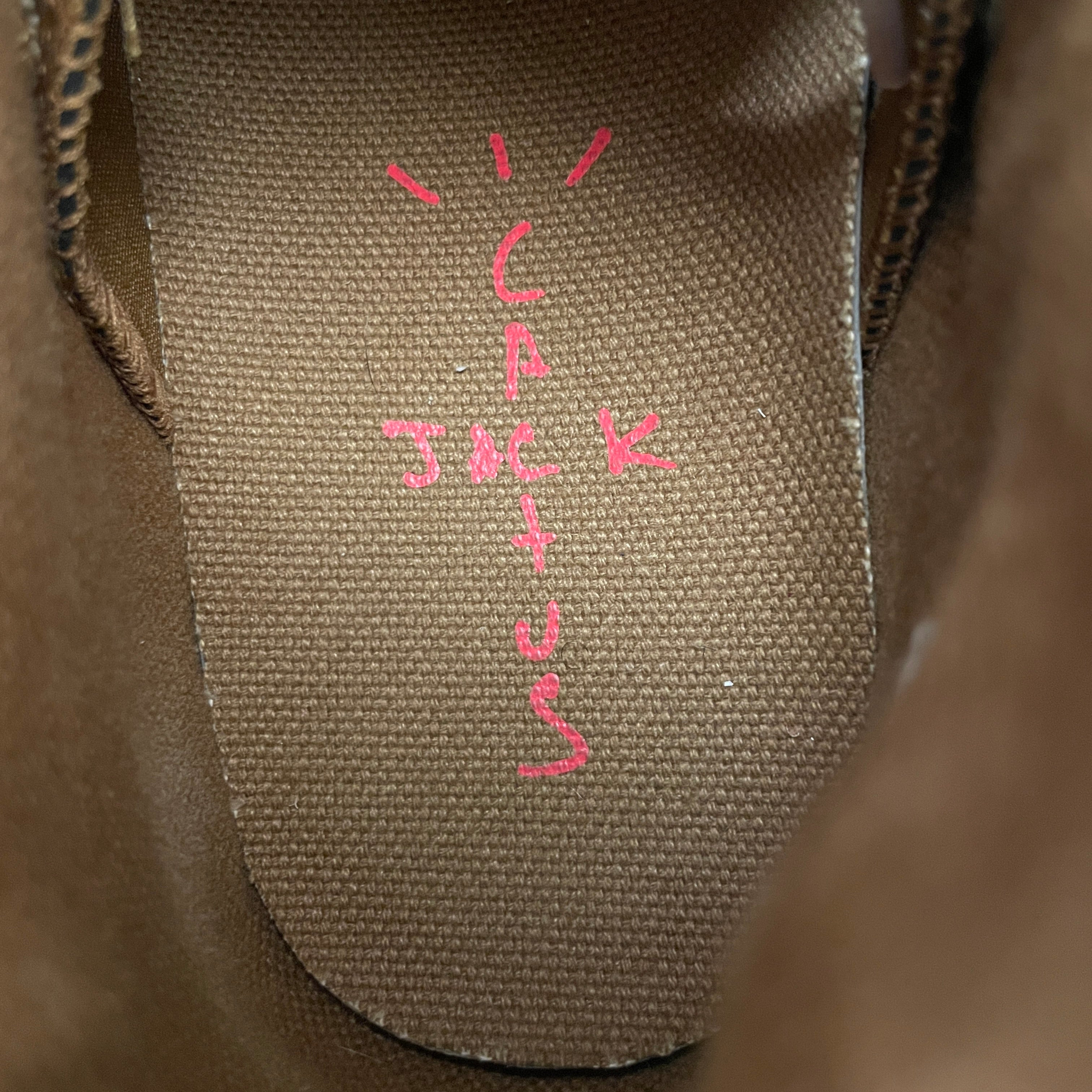 NIKE/CACTUS JACK/Hi-Sneakers/US 12/Suede/BEG/WHEAT TRAVIS SCOTT 6 view 3