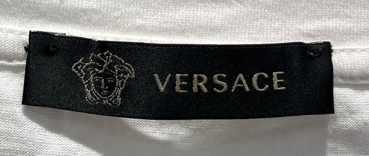 GIANNI VERSACE/T-Shirt/XXXL/Cotton/WHT/Graphic/SEQUINED MEDUSA W/ SUNGLASSES view 6