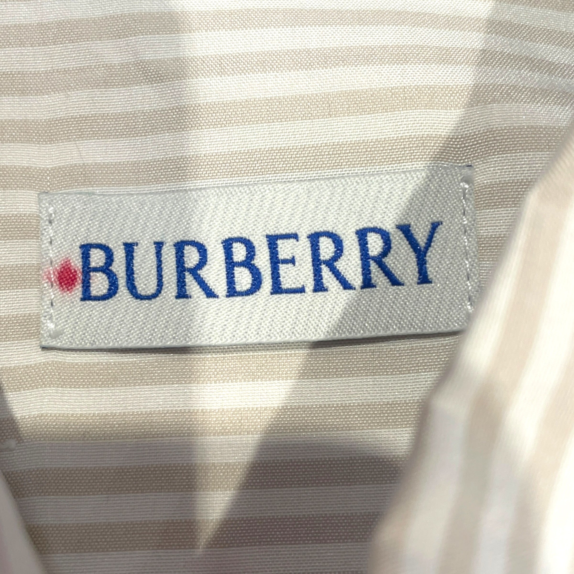 BURBERRY/SS Blouse/8/Stripe/Silk/WHT/Clam IP Stripe view 3