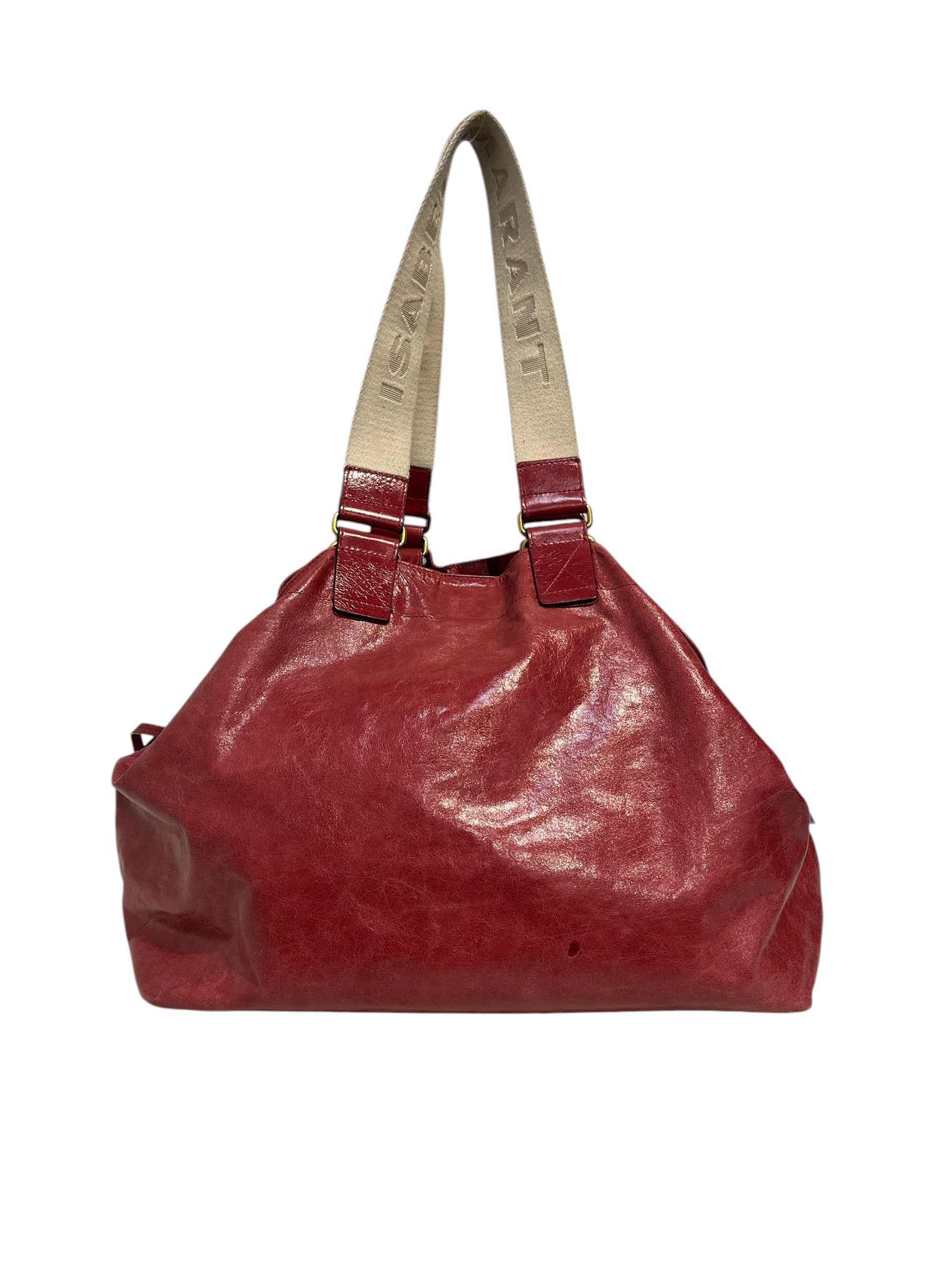 ISABEL MARANT/Tote Bag/Leather/RED/wardy tote view 2