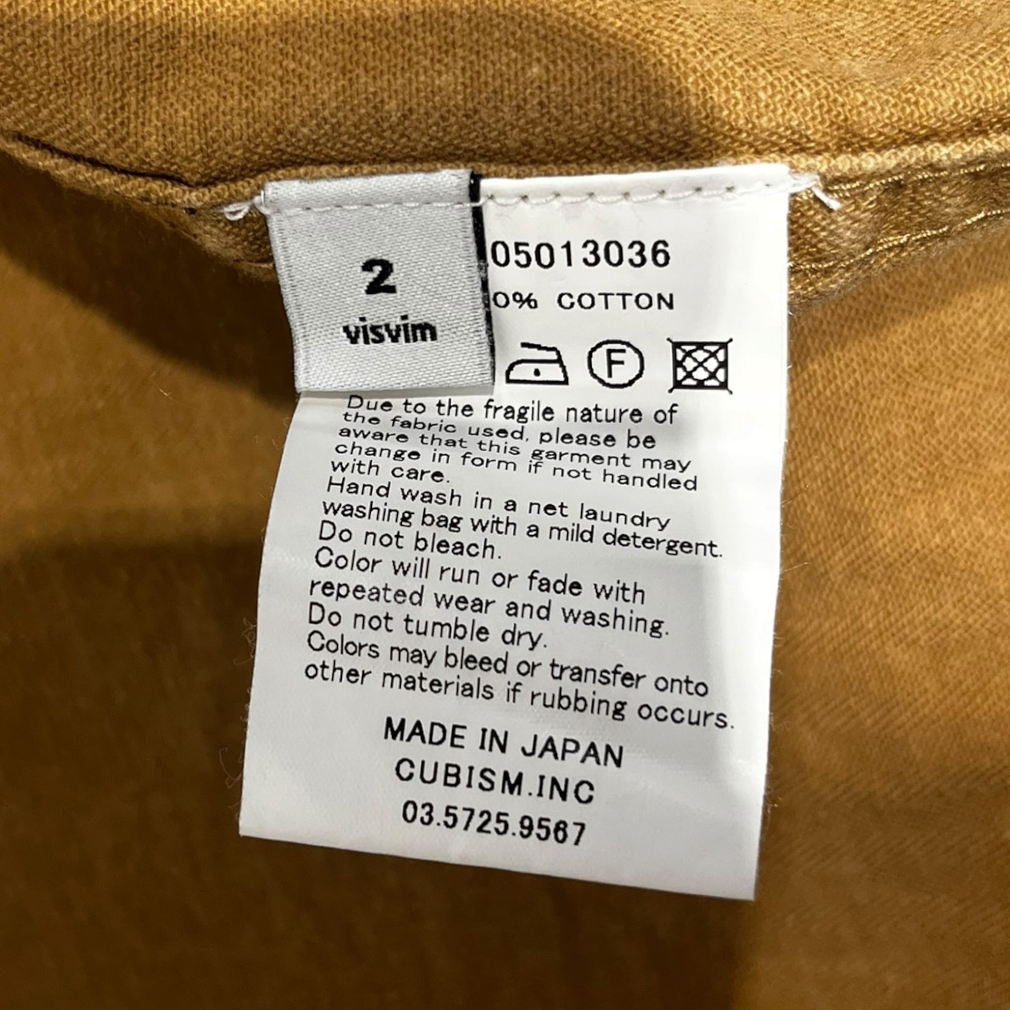 visvim/LS Shirt/2/Cotton/BEG/Herringbone Shacket view 4