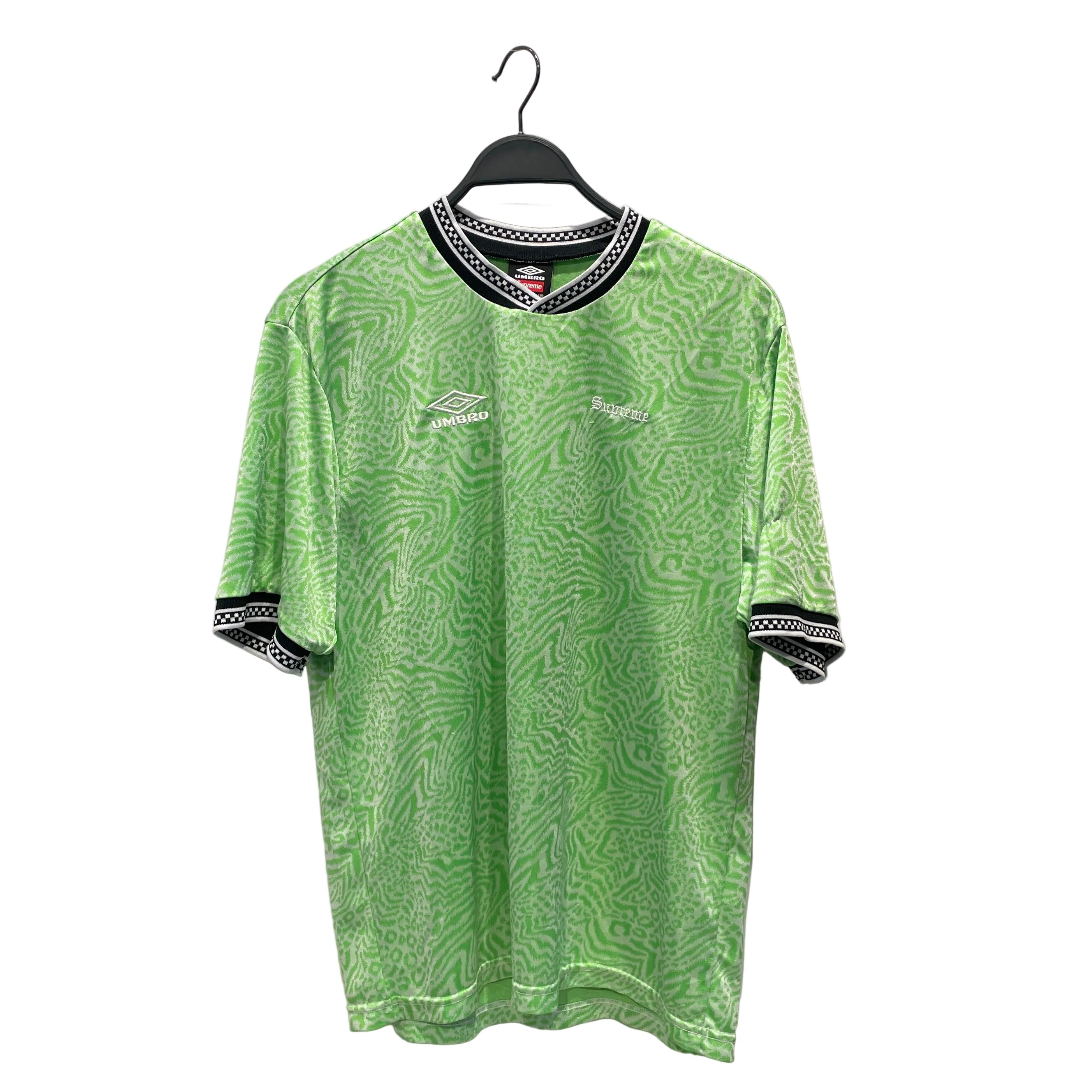Supreme/T-Shirt/M/Polyester/GRN/Animal Pattern/SUPREME CHEETAH PRINT UMBRO/Jersey view 1