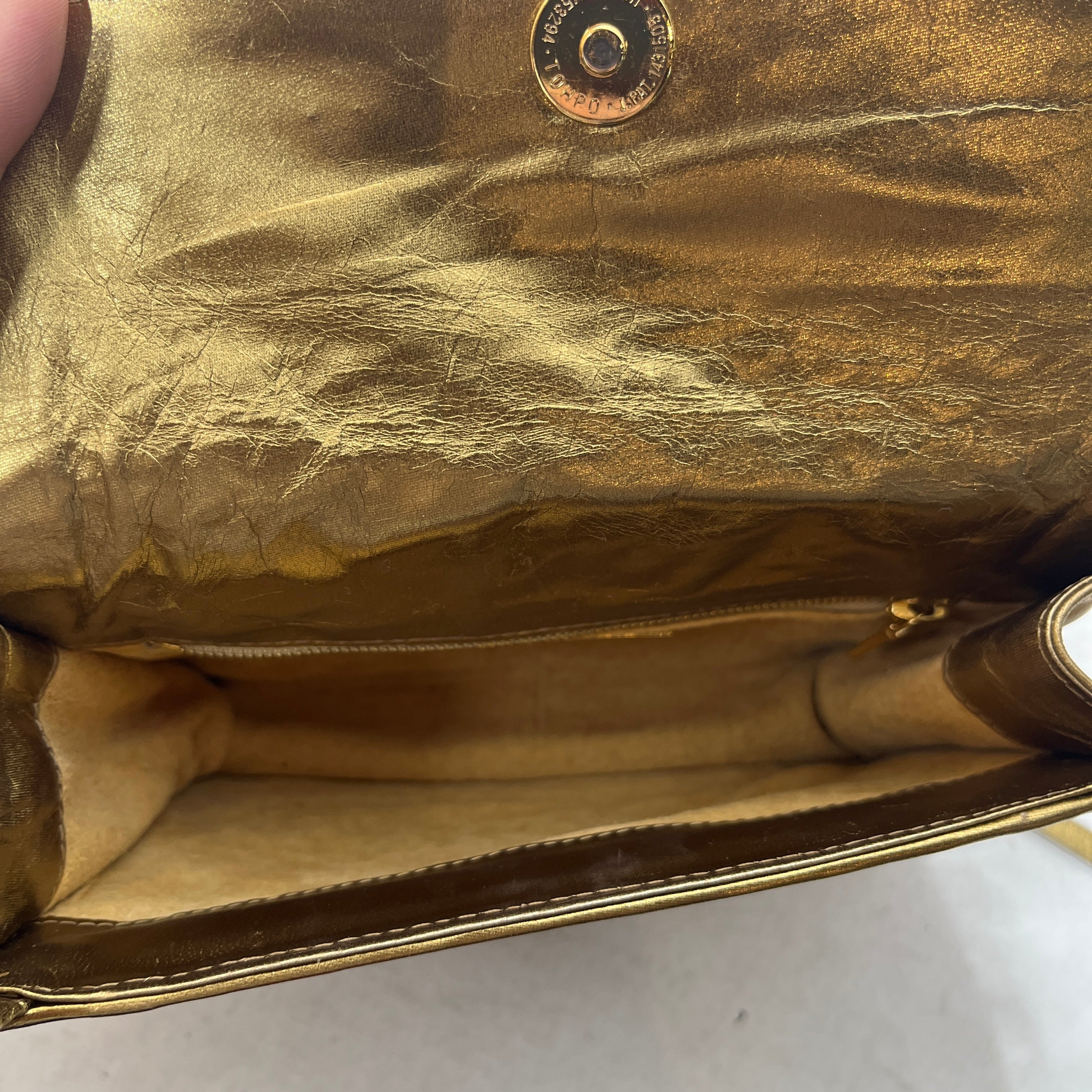BOTTEGA VENETA/Cross Body Bag/Leather/GLD/SAUCER BEAD view 4