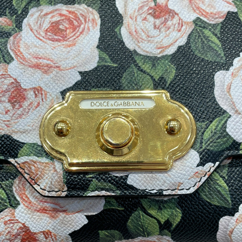 DOLCE&GABBANA/Cross Body Bag/OS/Floral Pattern/Leather/MLT/