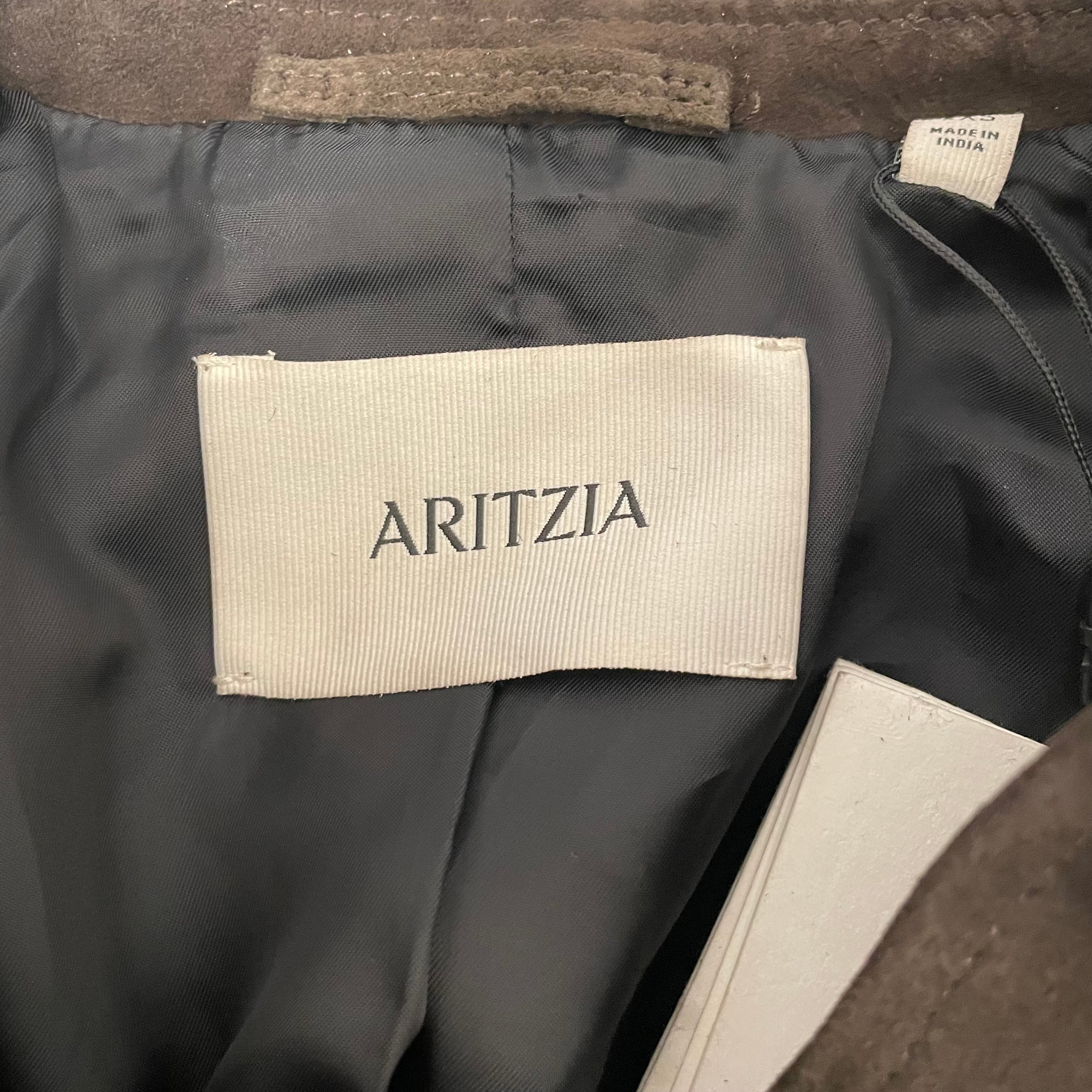 ARITZIA/Leather Jkt/XXS/Suede/CML/TORI view 3