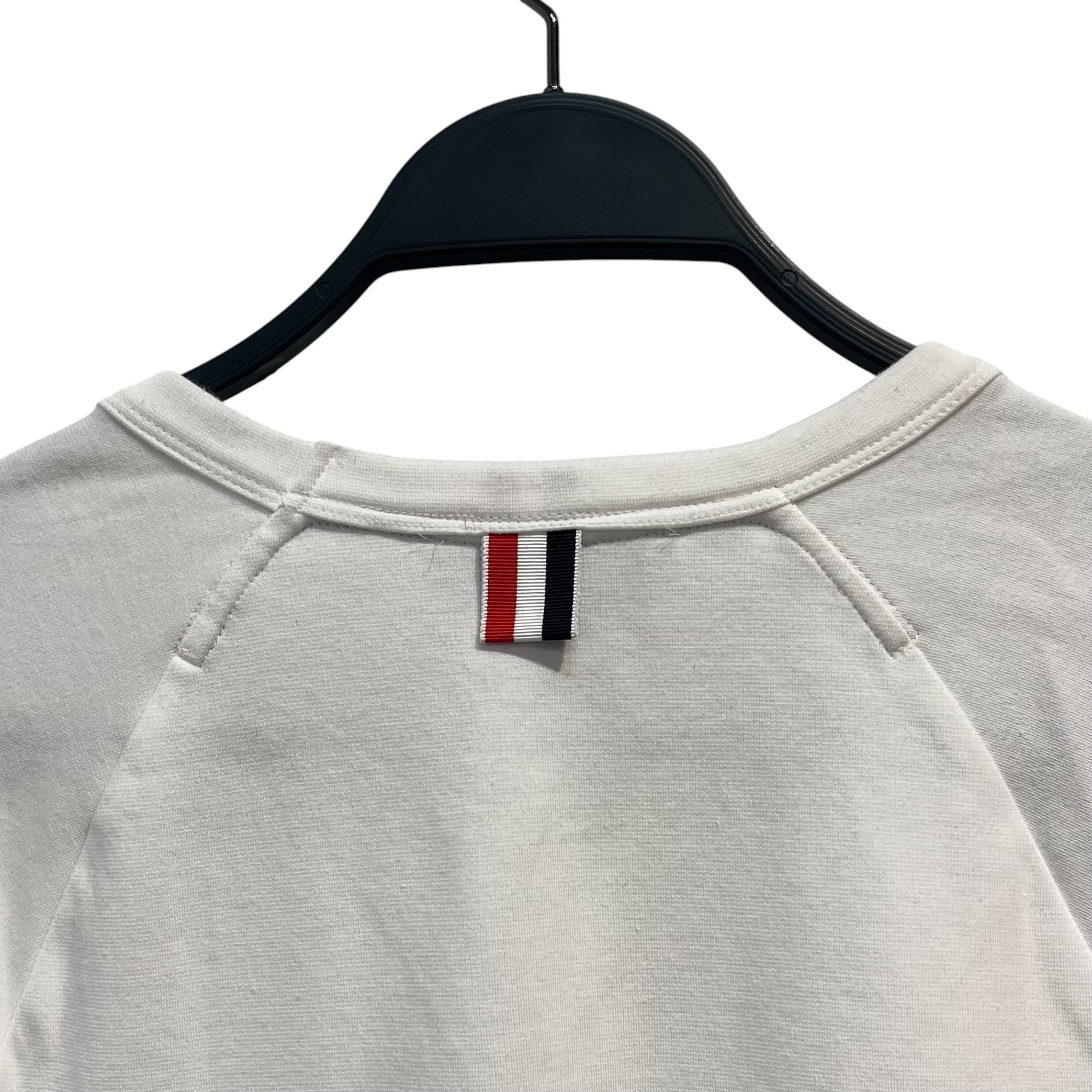 THOM BROWNE. NEW YORK/Tank Top/2/Cotton/WHT/STRIPE SIDE BUTTONS view 4