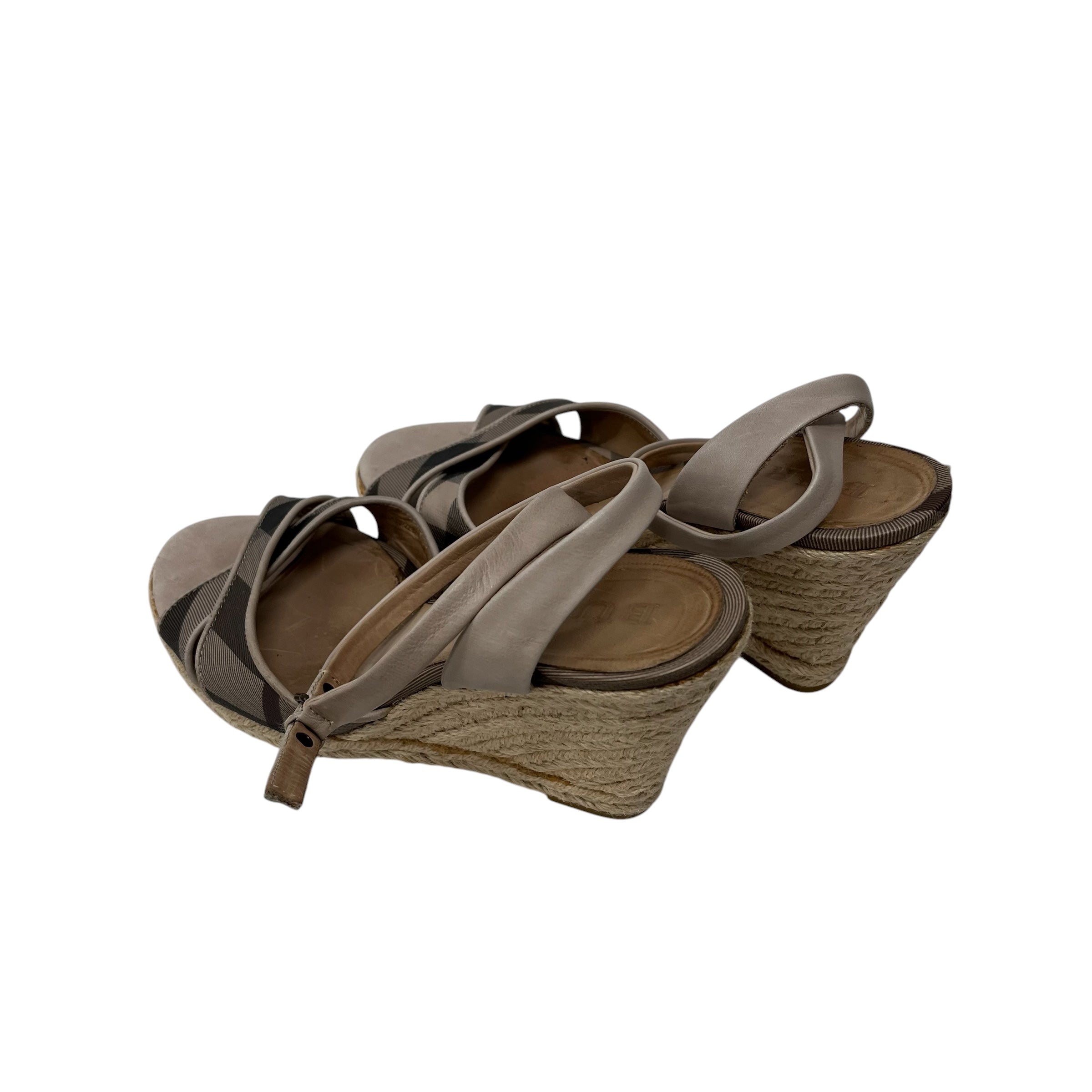 BURBERRY/Sandals/US 8/Leather/BEG/ view 2