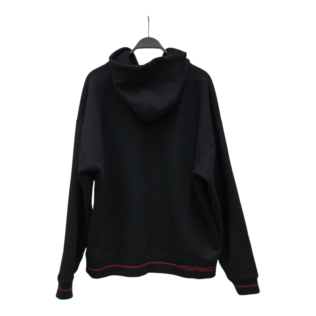 AIME LEON DORE/Zip Up Hoodie/XXL/Cotton/BLK/PORSCHE COLLAB EMBROIDERED view 2