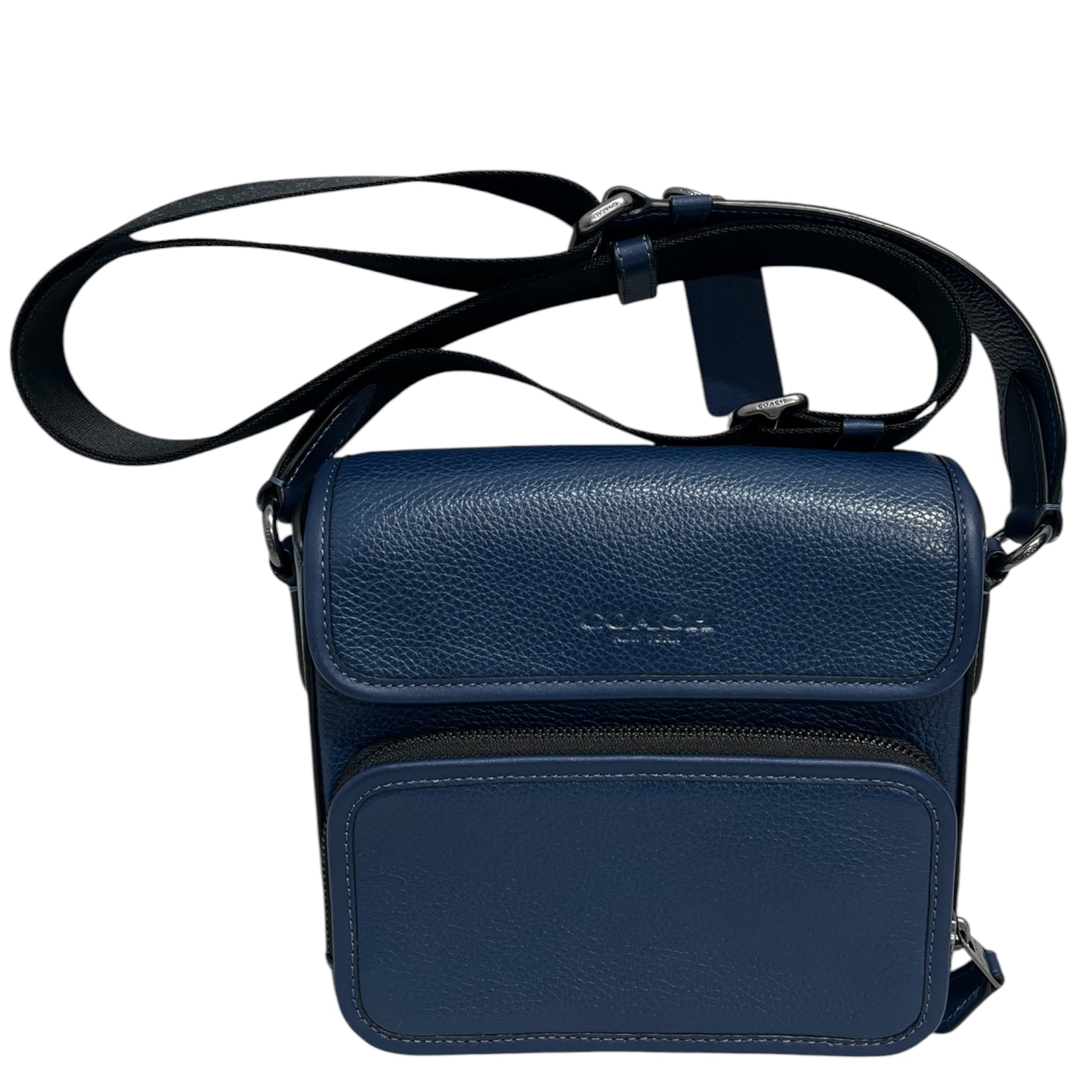 COACH/Cross Body Bag/Leather/NVY/SULLIVAN FLAP CROSSBODY view 1