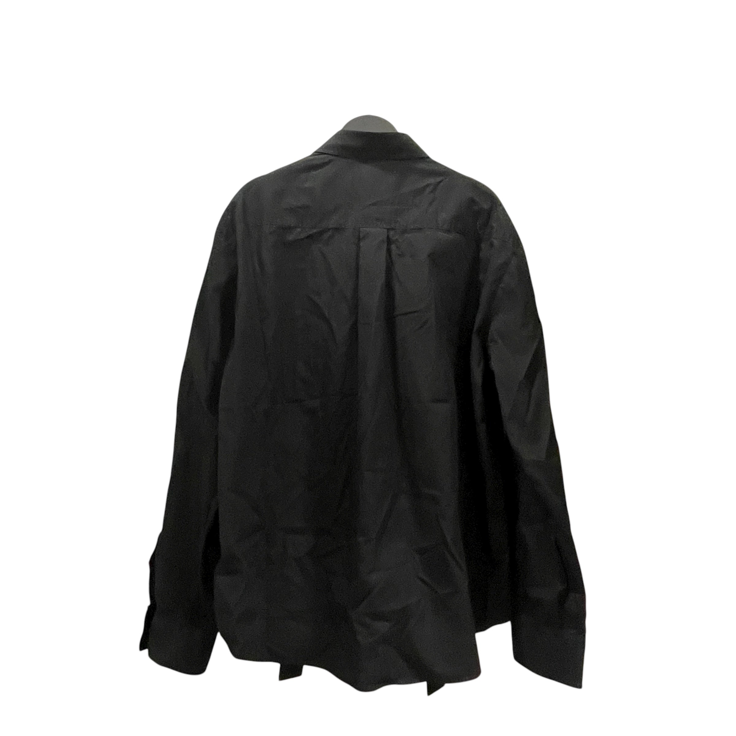 SIMONE ROCHA/LS Shirt/L/Cotton/BLK/BUCKLE DETAILING view 2