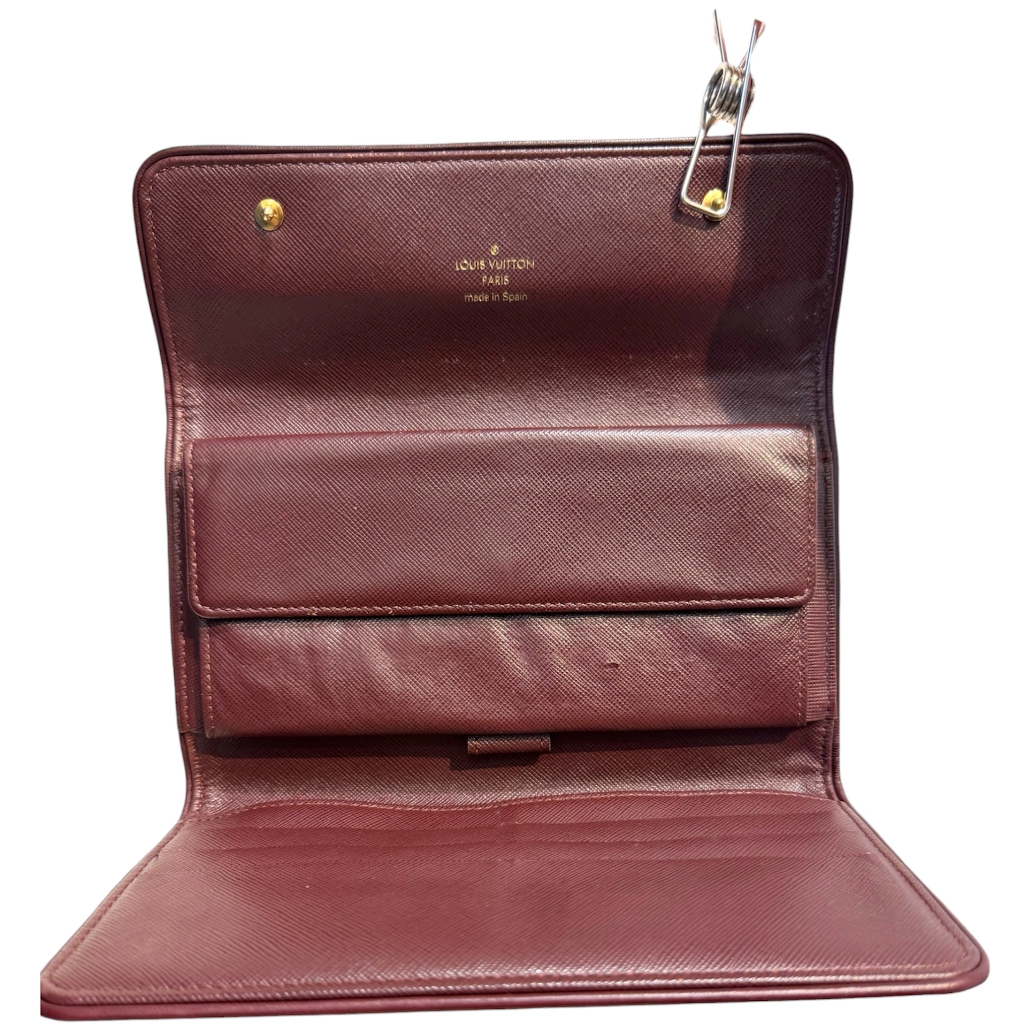LOUIS VUITTON/Long Wallet/Monogram/Cotton/PNK/Porte Tresor International view 5