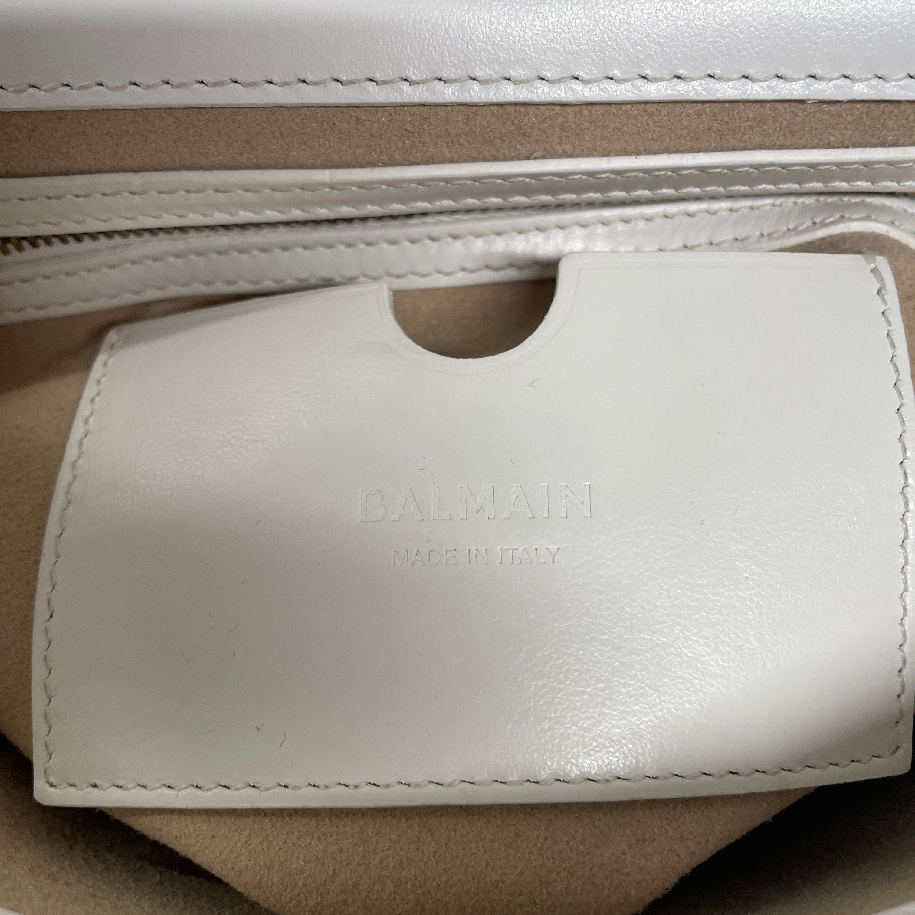 BALMAIN/Bag/Border/Leather/MLT/PASTEL GREEN/BEIGE/ GOLD LOGO view 5