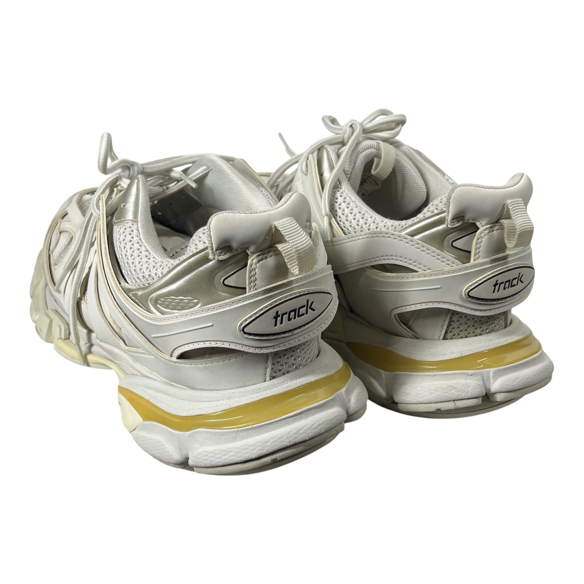 BALENCIAGA/Low-Sneakers/US 12/Leather/WHT/TRACK SNEAKER RECYCLED SOLE view 2