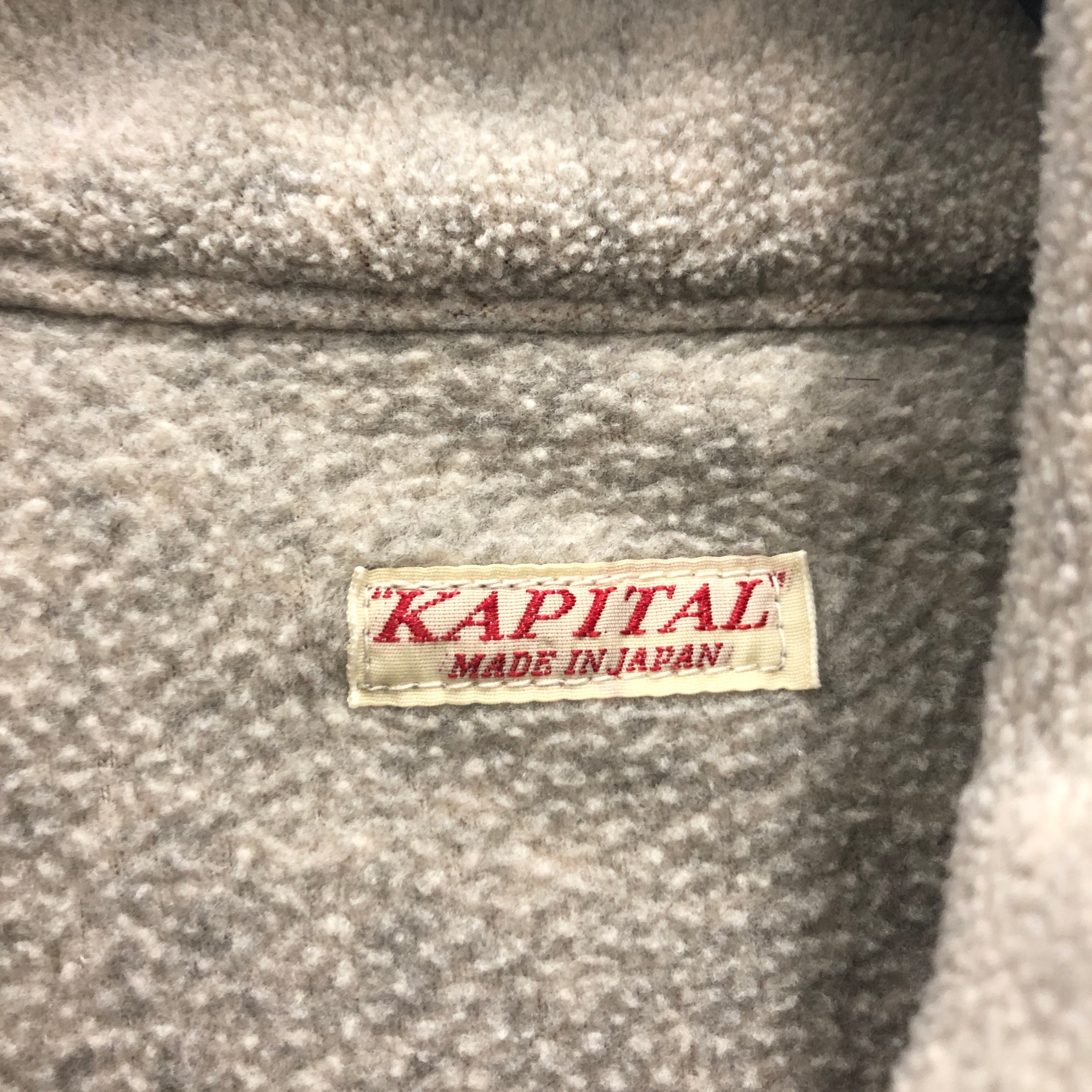 KAPITAL/Fleece Jkt/3/Cotton/BEG/ view 3