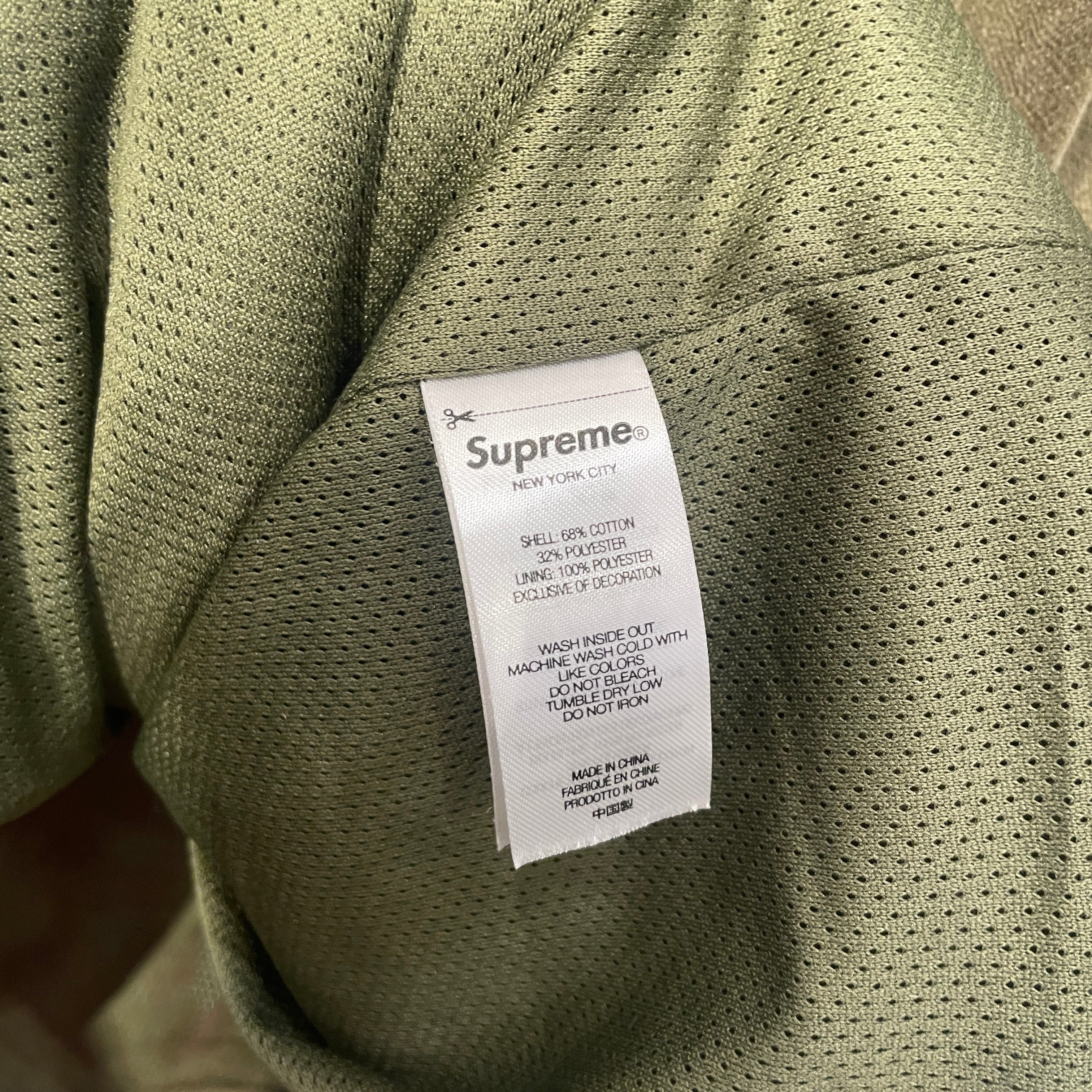 Supreme/Jacket/M/Suede/GRN/SUPREME ON CHEST view 4