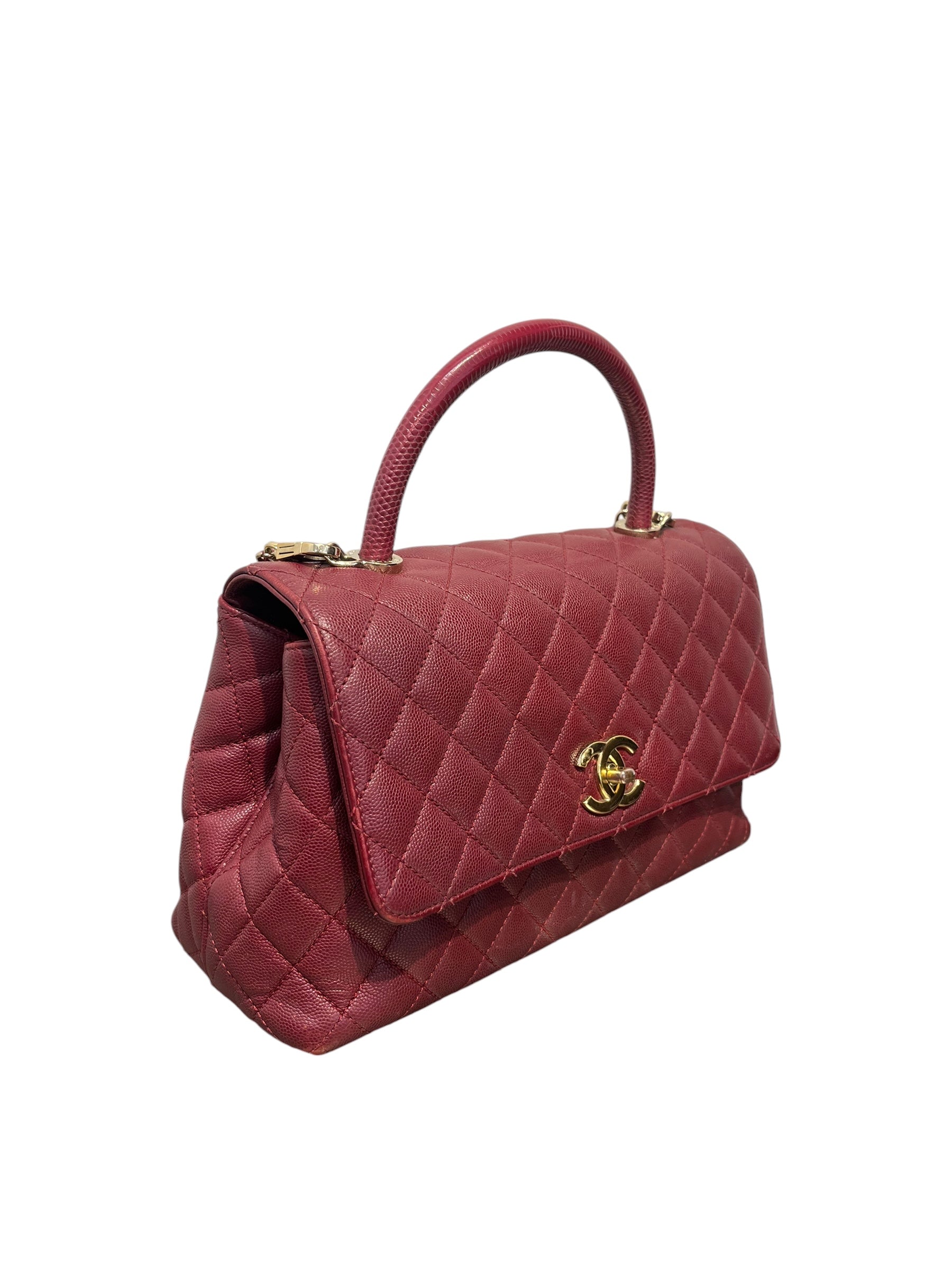 CHANEL/Bag/Leather/BRD/SMALL GLD CC LOGO view 3