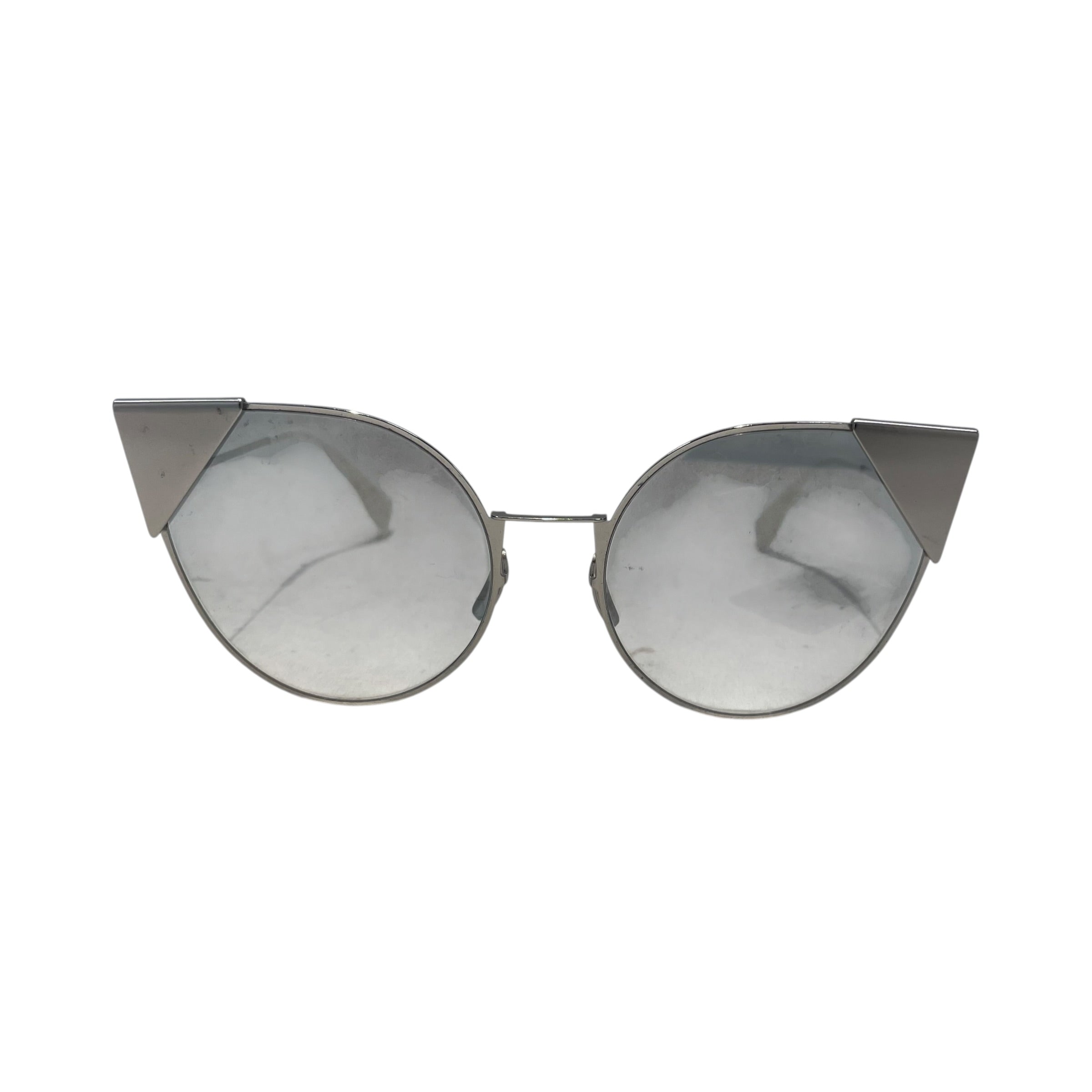 FENDI/Sunglasses/Metal/SLV/cat eye view 1