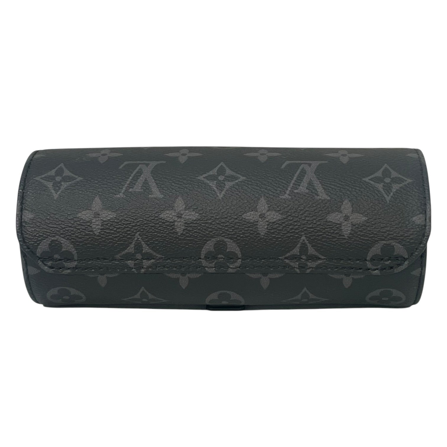 LOUIS VUITTON/Monogram/Leather/BLK/Watch case view 2